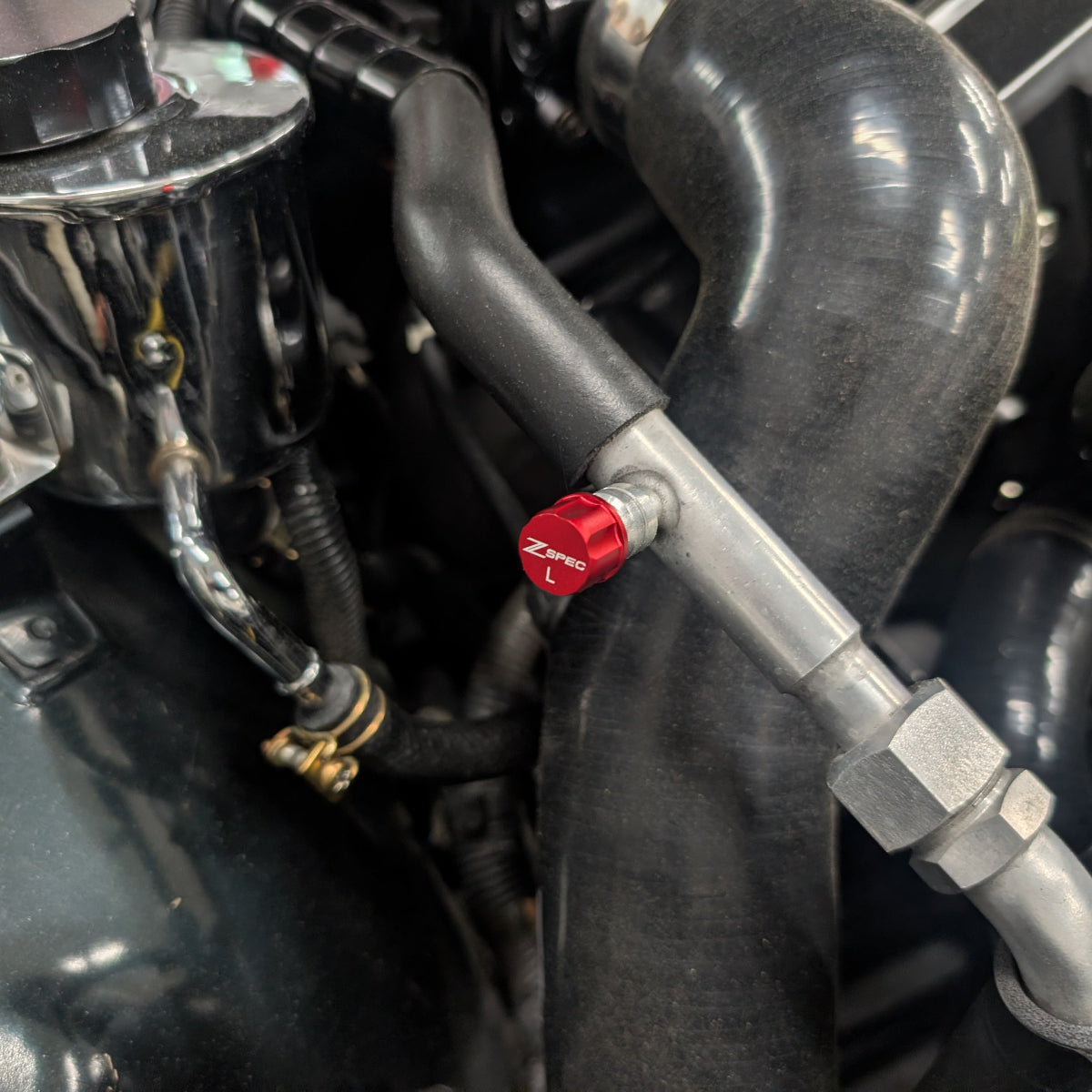 ZSPEC Billet AC Dress Up Caps Set, High & Low, for OEM R134 Systems