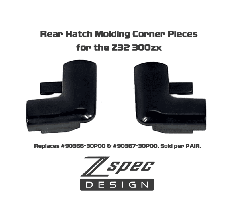 ポコページ ZSPEC Rear Hatch Molding Corner Pieces for '90-96 Nissan 300zx