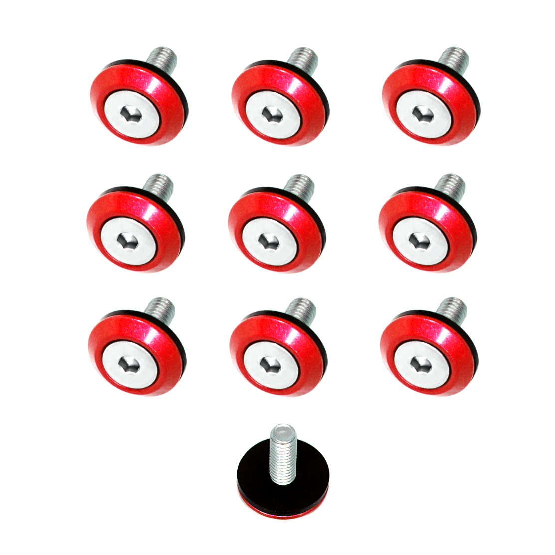 ZSPEC FHSC M5x20mm Fasteners w/Washers, Stainless & Billet, 10-Pack - ZSPEC Design LLC - Hardware Fasteners - 25-pack, Fastener Kit, fhsc, stainless - zspecdesign.com