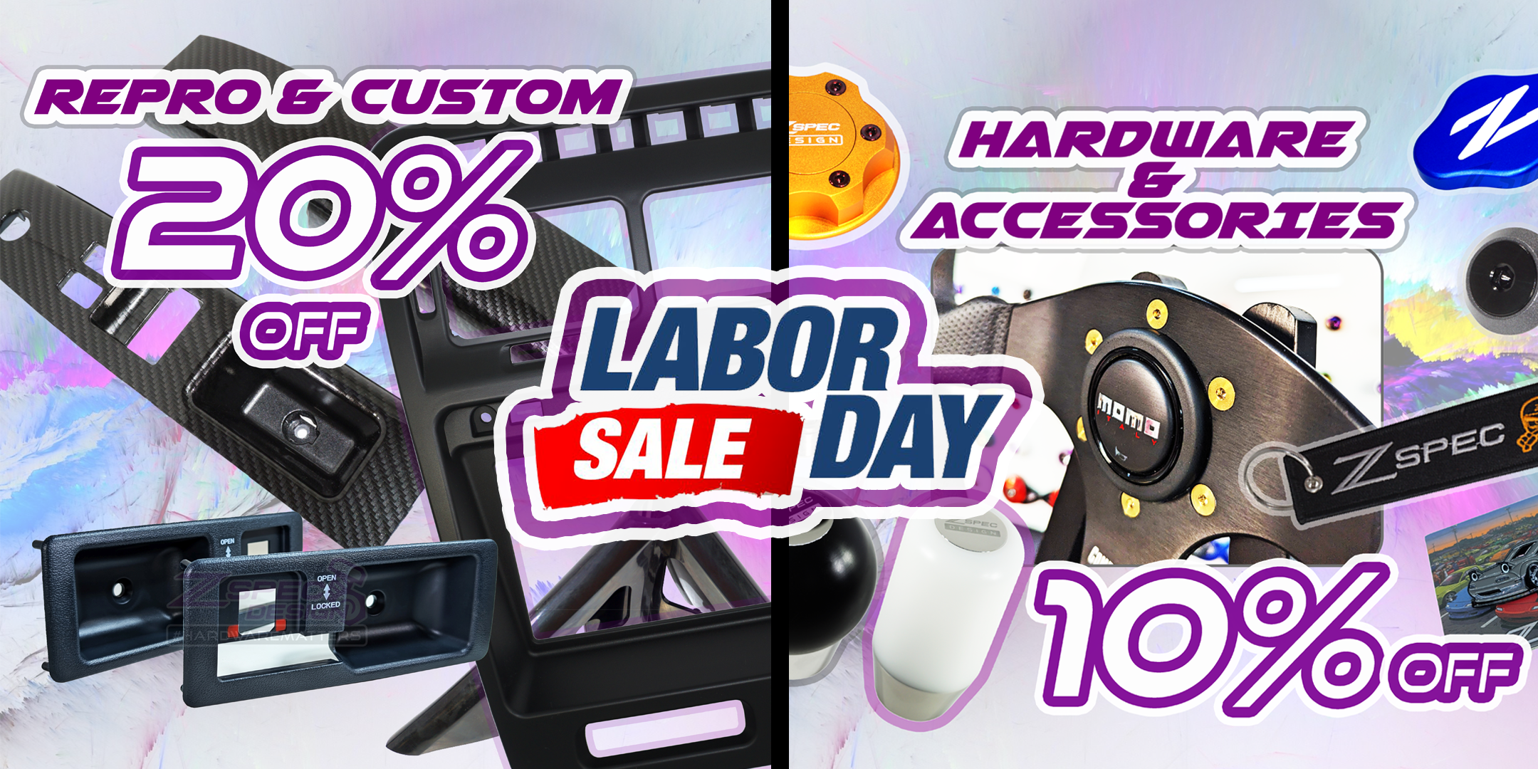 ZSPEC Labor Day Sale - Dress Up Hardware, Billet Accessories & More!