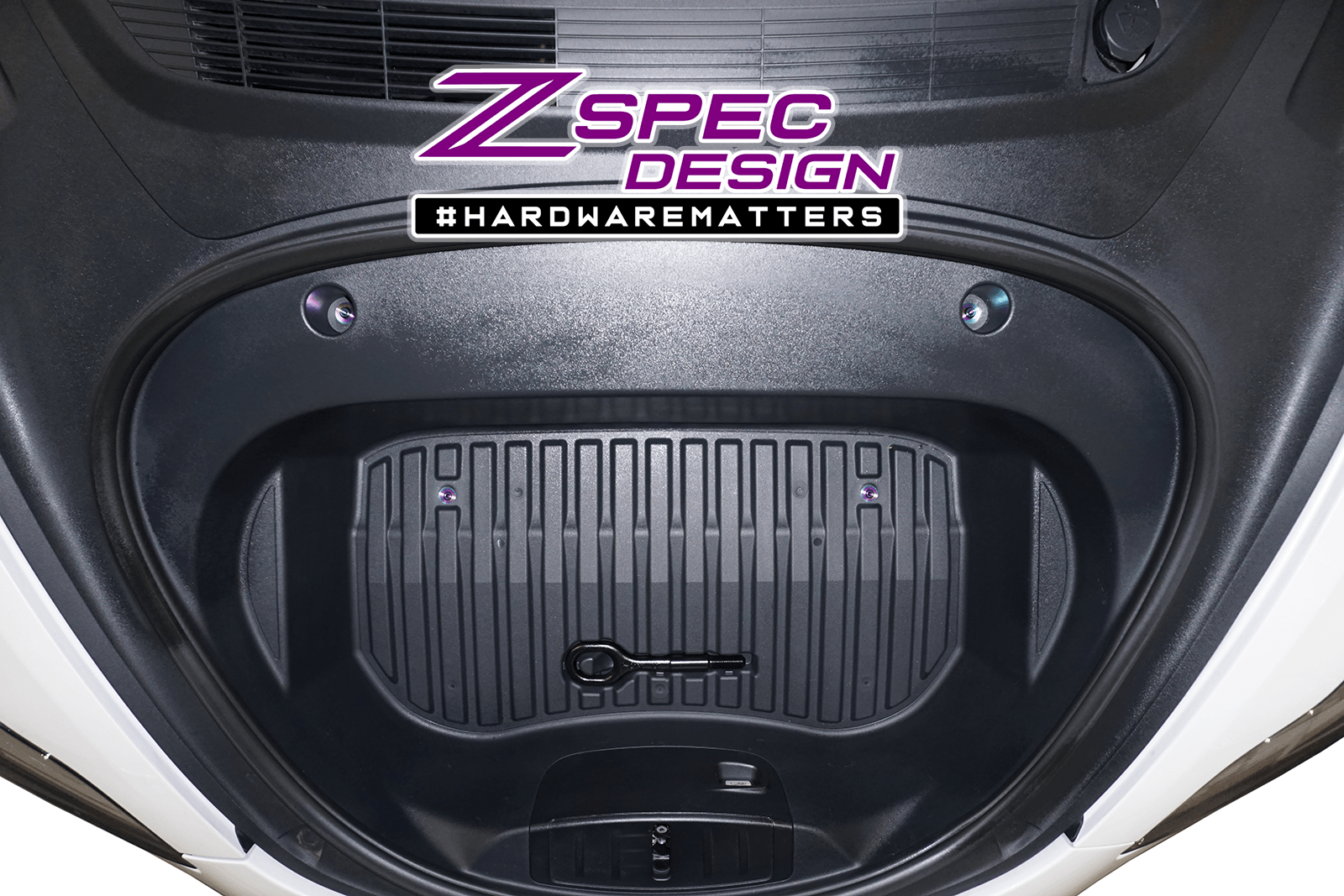 ZSPEC Dress Up Bolts® Fastener Kit for the Tesla Model 3, Grade-5 Titanium Motor Vehicle Engine Parts ZSPEC Design LLC.