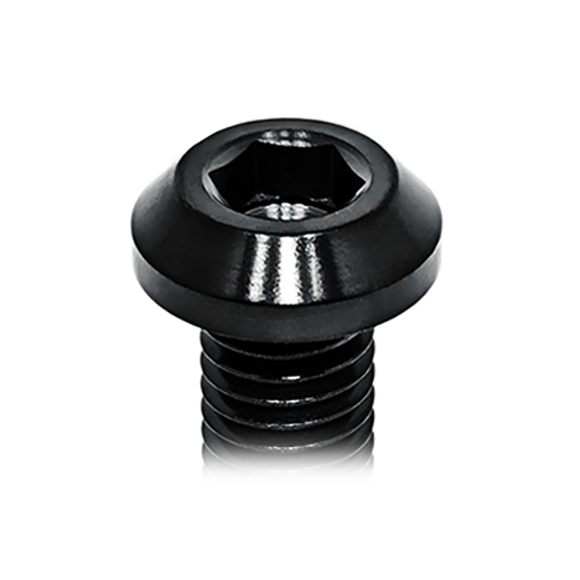 ZSPEC M6-1.0x8mm Dress-Up Bolt® Fastener, Angled Head, Titanium Grade-5, Per Each - ZSPEC Design LLC