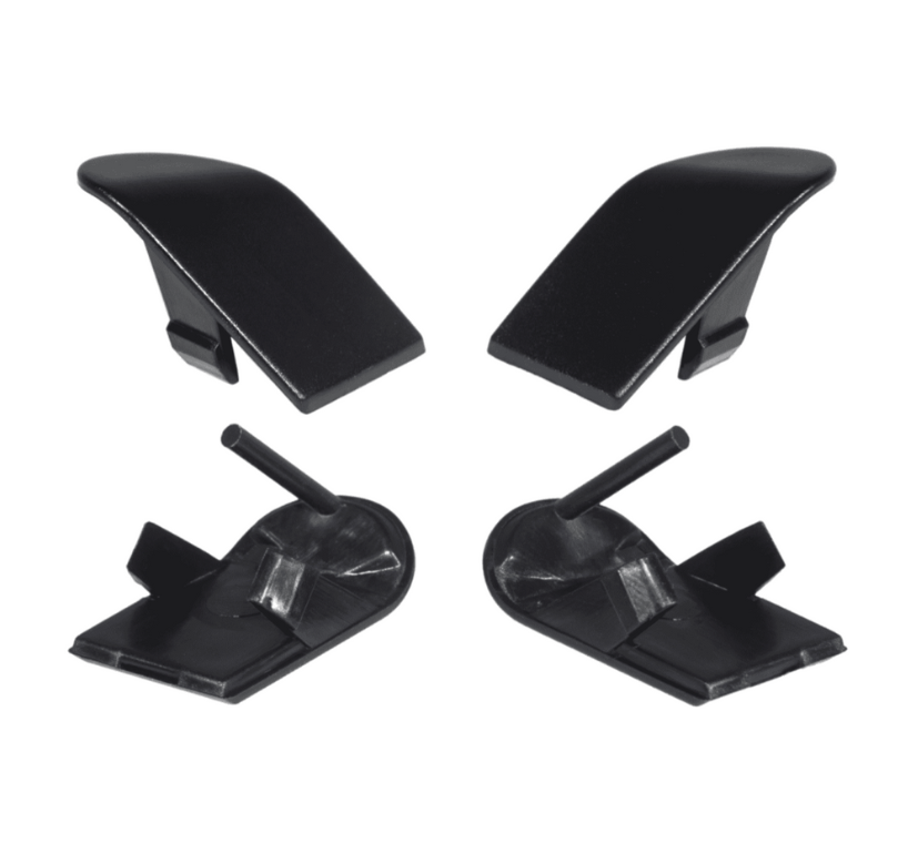ZSPEC RHD Radio Bezel Top Screw Covers for '90-96 Nissan 300zx Z32, Left & Right Pair - ZSPEC Design LLC - Hardware Fasteners - 300zx, nissan, radio, repro, rhd, stereo, z32 - zspecdesign.com
