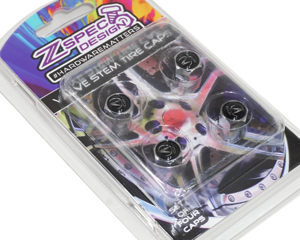 ZSPEC Tire Cap Sets - Valve Stem Chrome Caps Set of Four