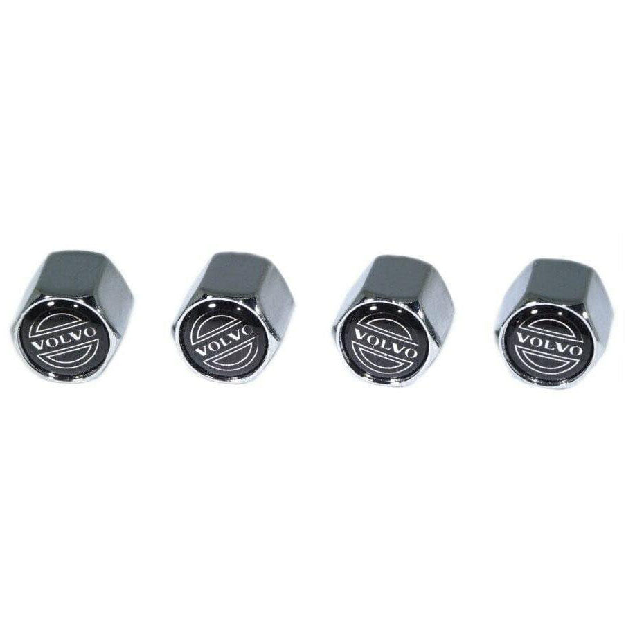 Chrome Valve Stem Tire Caps, Style: Volvo - ZSPEC Design LLC - Hardware Fasteners - cap, tire, volvo - zspecdesign.com