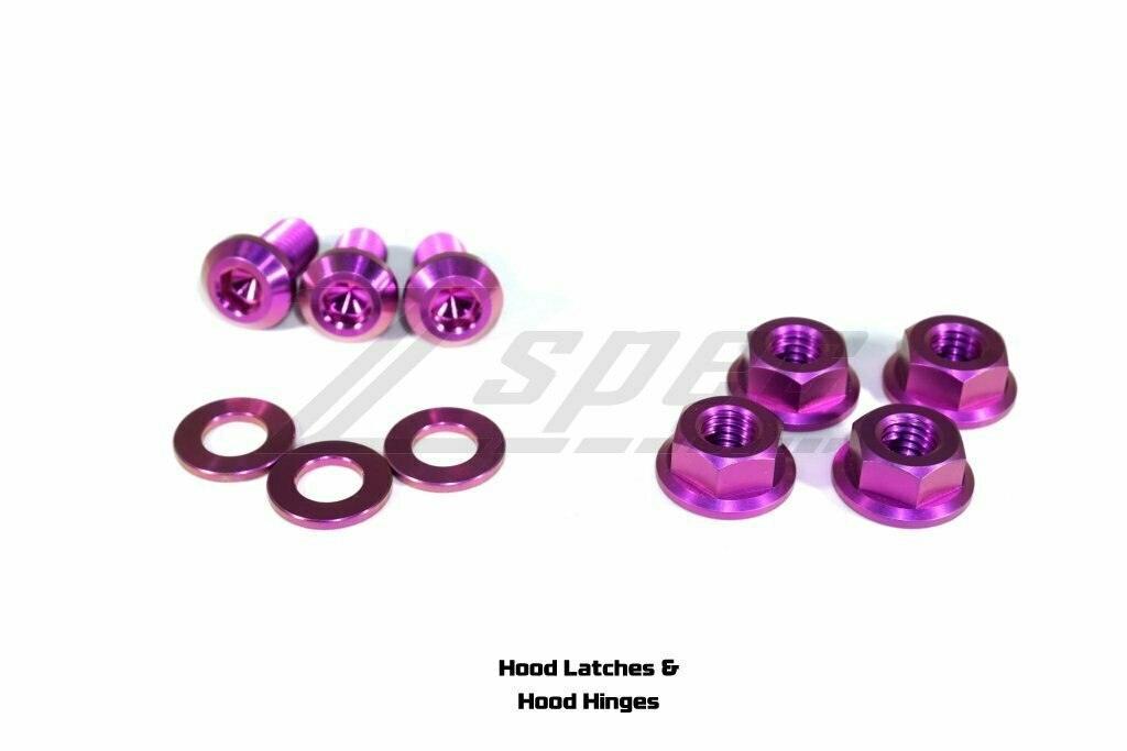 ZSPEC Plastic-Clips Replacement Kit for '03-09 Nissan 350z Z33, Grade-5  Titanium