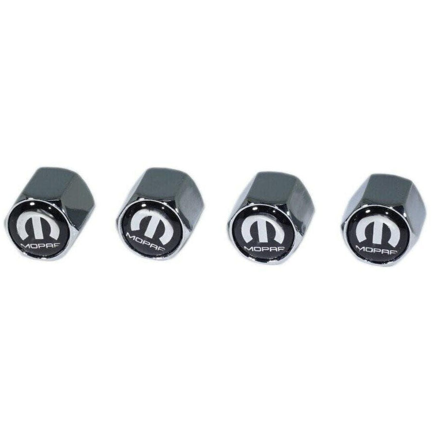 Chrome Valve Stem Tire Caps, Style: MOPAR - ZSPEC Design LLC - Hardware Fasteners - cap, chrysler, dodge, jeep, mopar, tire - zspecdesign.com