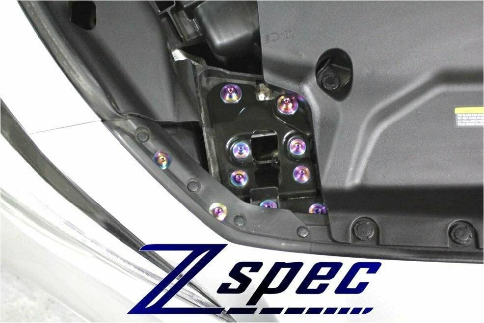 ZSPEC "Stage 3" Dress Up Bolts®/Fastener Kit for '03-'08 Nissan 350z DE & HR, Titanium - ZSPEC Design LLC - Hardware Fasteners - 350z, DE & HR, Fastener Kit, nissan, stage 3, titanium, z33 - zspecdesign.com