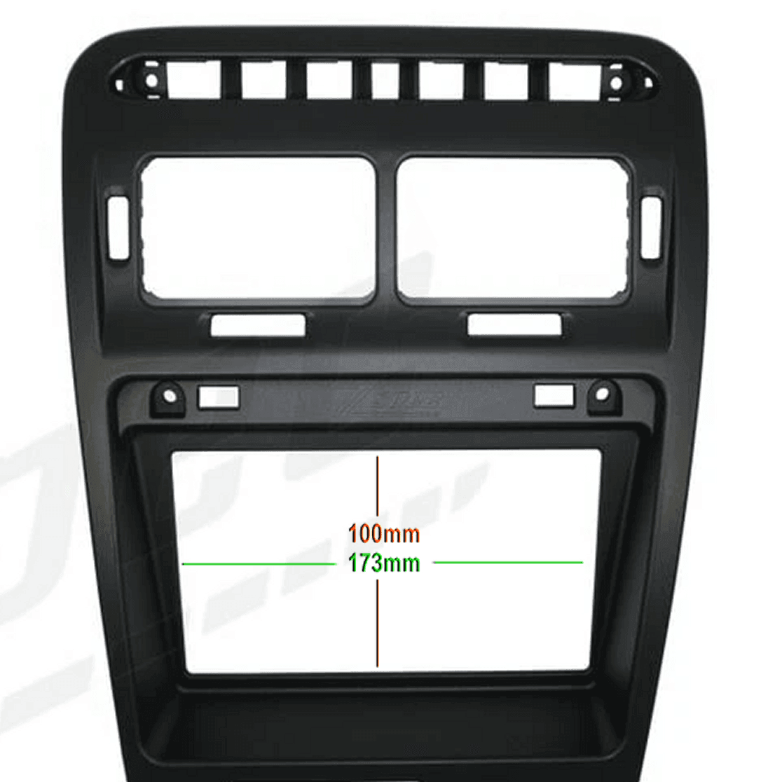ZSPEC RHD Double-Din Radio Bezel Face-Plate for Nissan Z32 300zx, Bezel-ONLY - ZSPEC Design LLC - Hardware Fasteners - 300zx, din, double, lhd, nissan, repro, stereo, z32 - zspecdesign.com