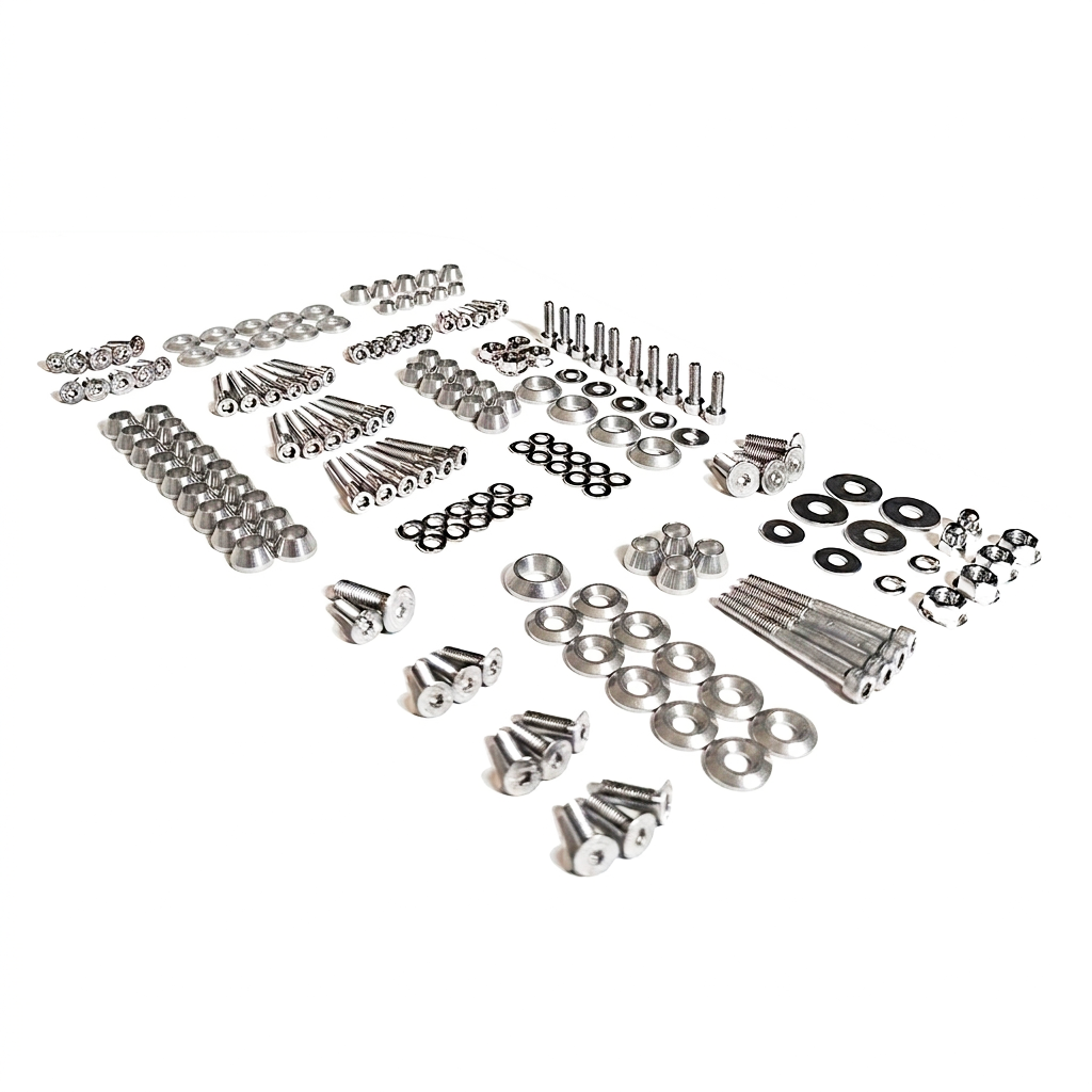 ZSPEC Stage-3 Dress Up Bolts® Fastener Kit for '15-23 Ford Mustang GT 5.0L S550, Stainless & Billet - ZSPEC Design LLC - Hardware Fasteners - Fastener Kit, ford, mustang, s550, stage 3 - zspecdesign.com