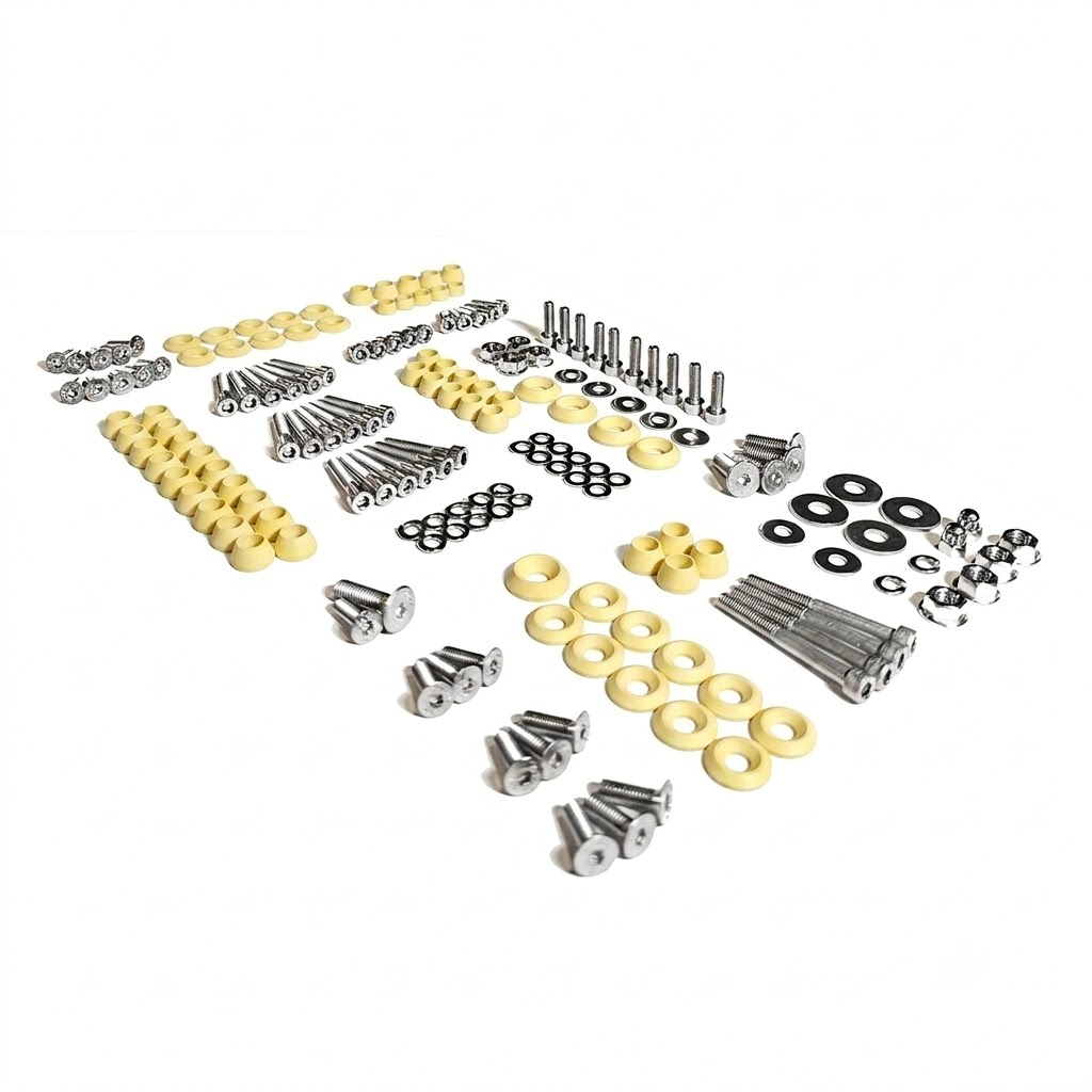 ZSPEC Stage-3 Dress Up Bolts® Fastener Kit for '15-23 Ford Mustang GT 5.0L S550, Stainless & Billet - ZSPEC Design LLC - Hardware Fasteners - Fastener Kit, ford, mustang, s550, stage 3 - zspecdesign.com
