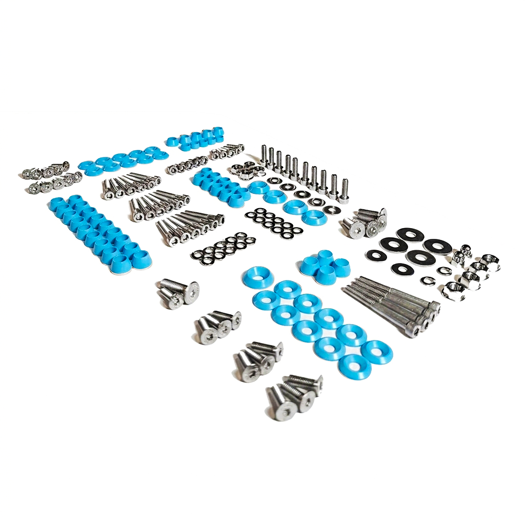 ZSPEC Stage-3 Dress Up Bolts® Fastener Kit for '15-23 Ford Mustang GT 5.0L S550, Stainless & Billet - ZSPEC Design LLC - Hardware Fasteners - Fastener Kit, ford, mustang, s550, stage 3 - zspecdesign.com