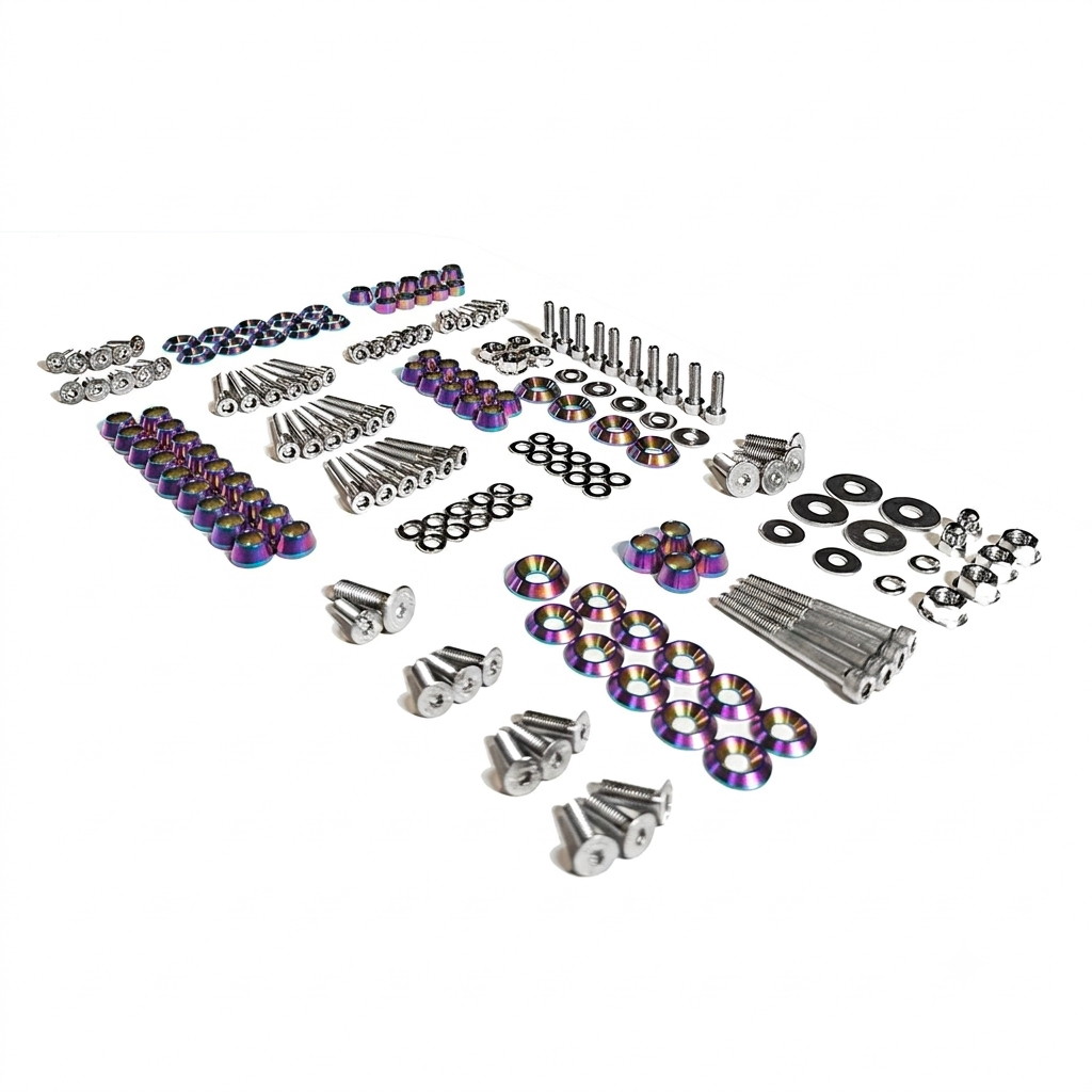 ZSPEC Stage-3 Dress Up Bolts® Fastener Kit for '15-23 Ford Mustang GT 5.0L S550, Stainless & Billet - ZSPEC Design LLC - Hardware Fasteners - Fastener Kit, ford, mustang, s550, stage 3 - zspecdesign.com