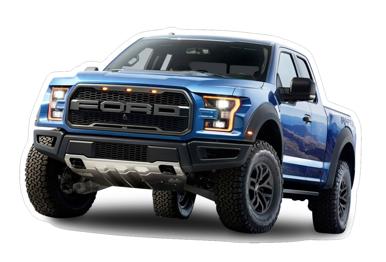 Ford 150 Raptor Vinyl Decal / Sticker, Blue - ZSPEC Design LLC - Decals - Decal, lifestyle, sticker - zspecdesign.com