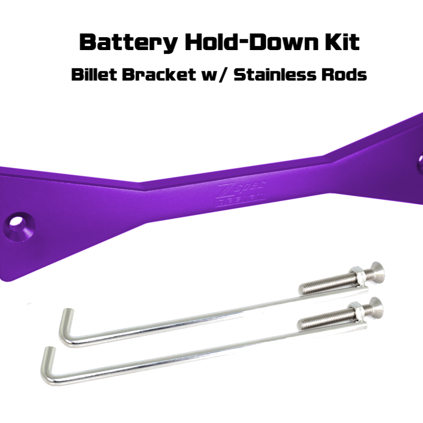 ZSPEC Battery Hold Down/Bracket for Datsun Z/ZX Cars, Billet