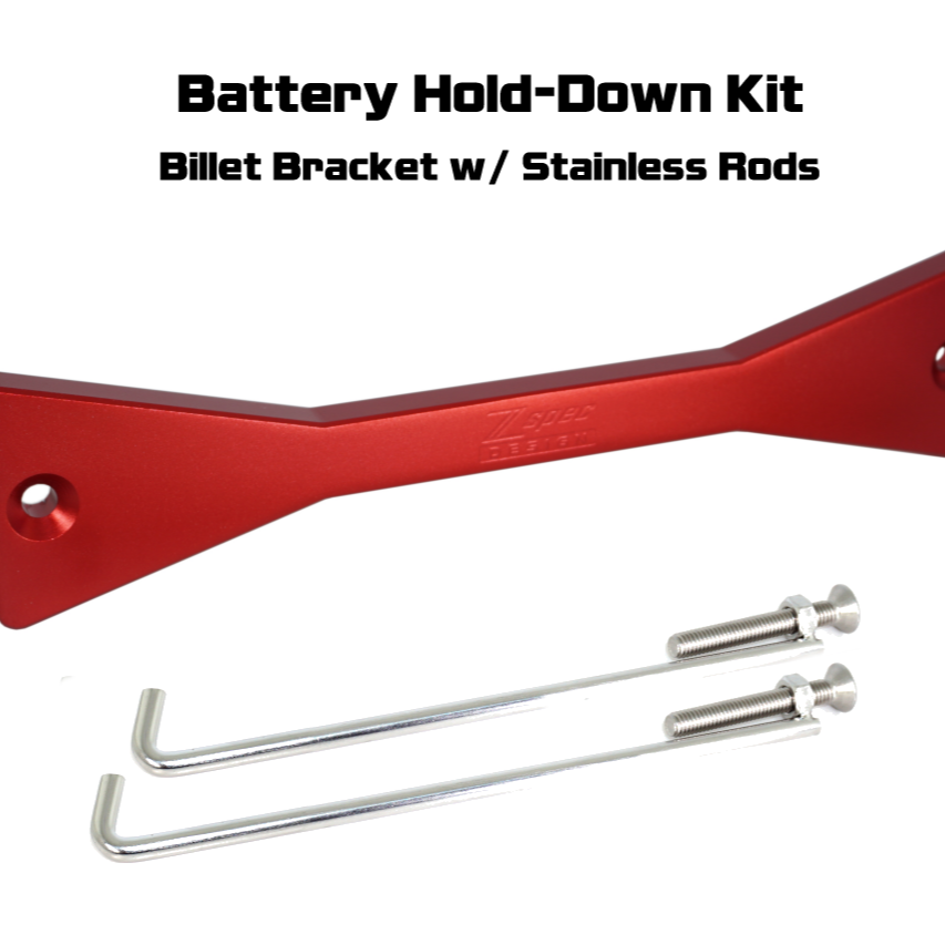 ZSPEC Battery Hold Down/Bracket for Datsun Z/ZX Cars, Billet