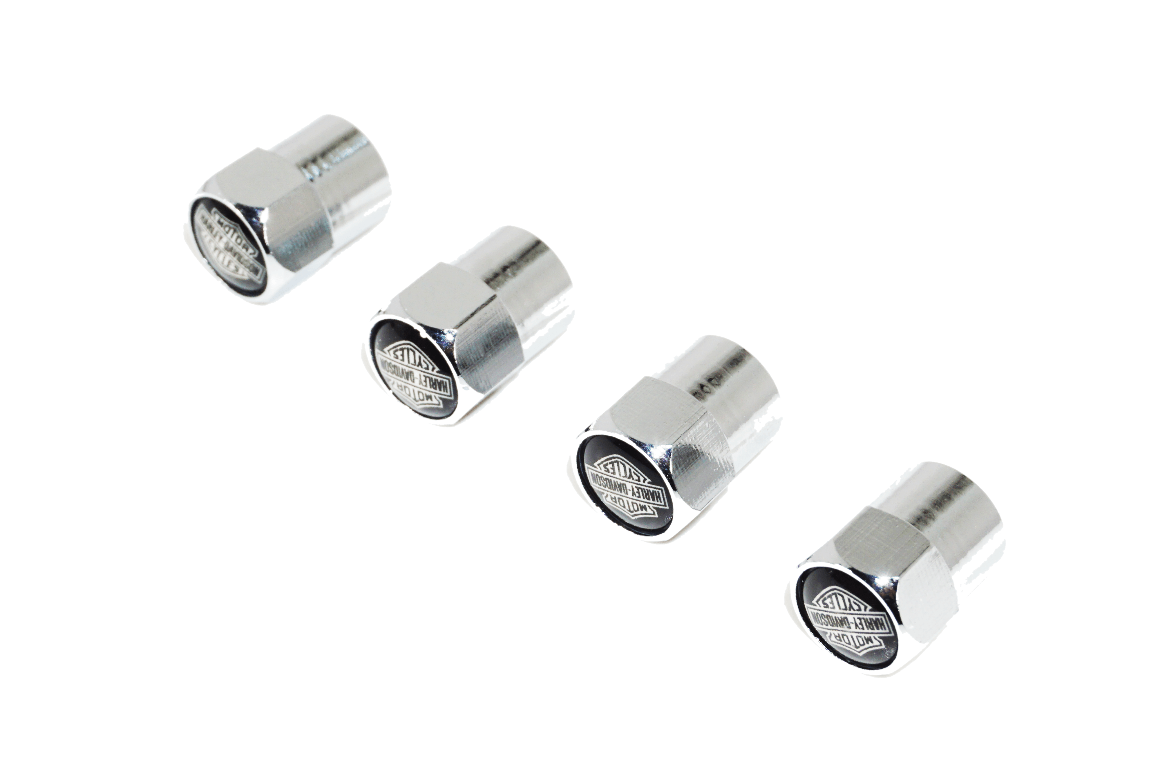 Chrome Valve Stem Tire Caps, Style: Harley Davidson - ZSPEC Design LLC - Hardware Fasteners - cap, ford, fordgt, tire - zspecdesign.com