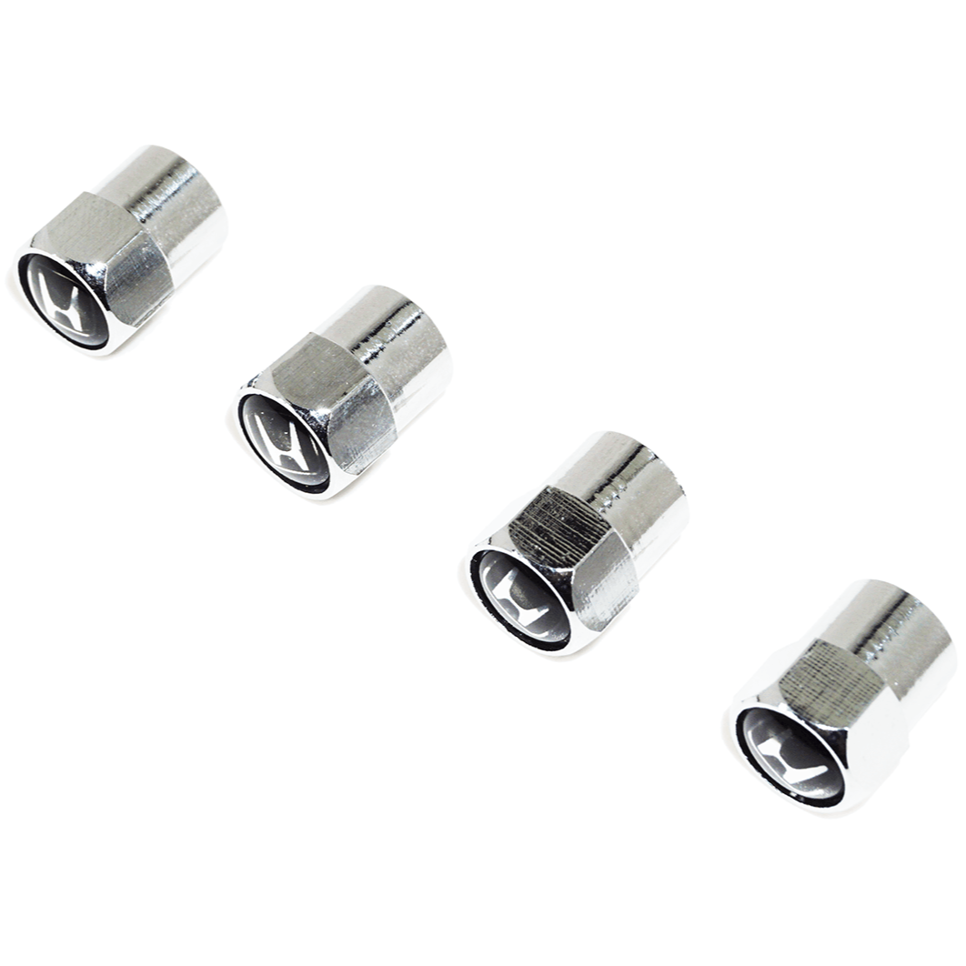 Chrome Valve Stem Tire Caps, Style: Honda - ZSPEC Design LLC - Hardware Fasteners - cap, honda, tire - zspecdesign.com