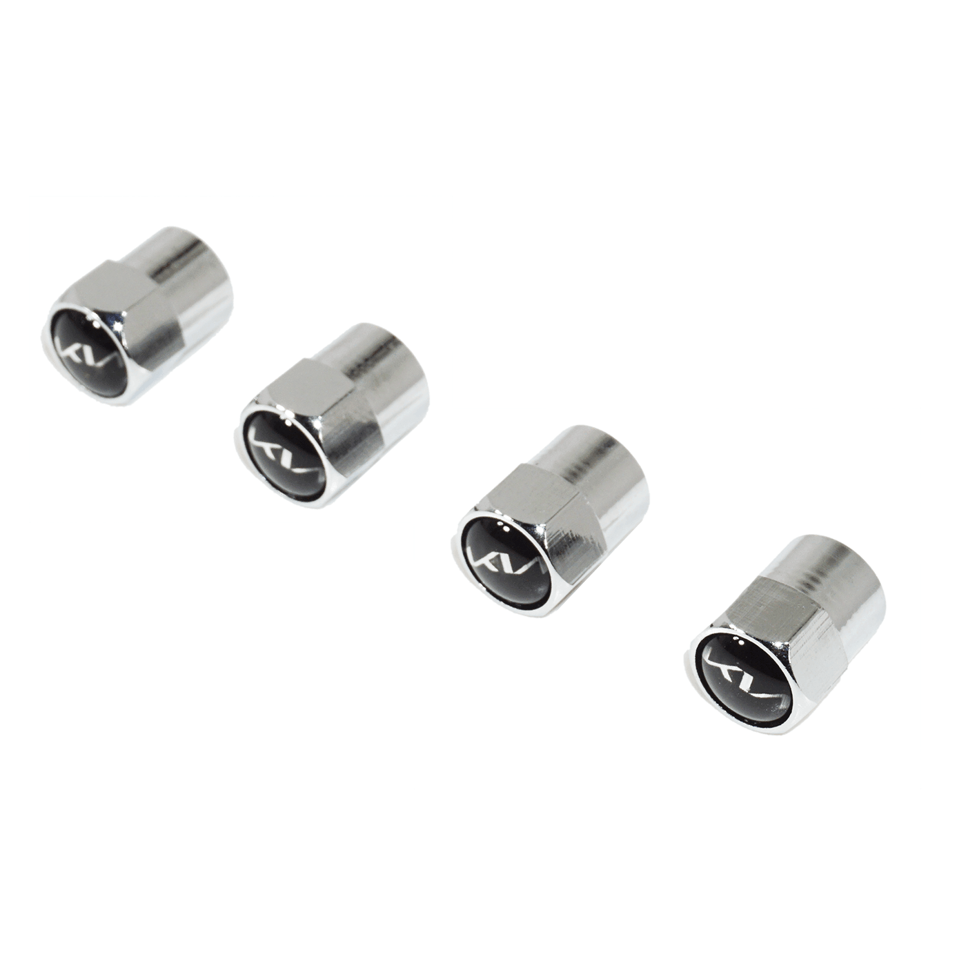 Chrome Valve Stem Tire Caps, Style: KIA - ZSPEC Design LLC - Hardware Fasteners - cap, KIA, tire - zspecdesign.com