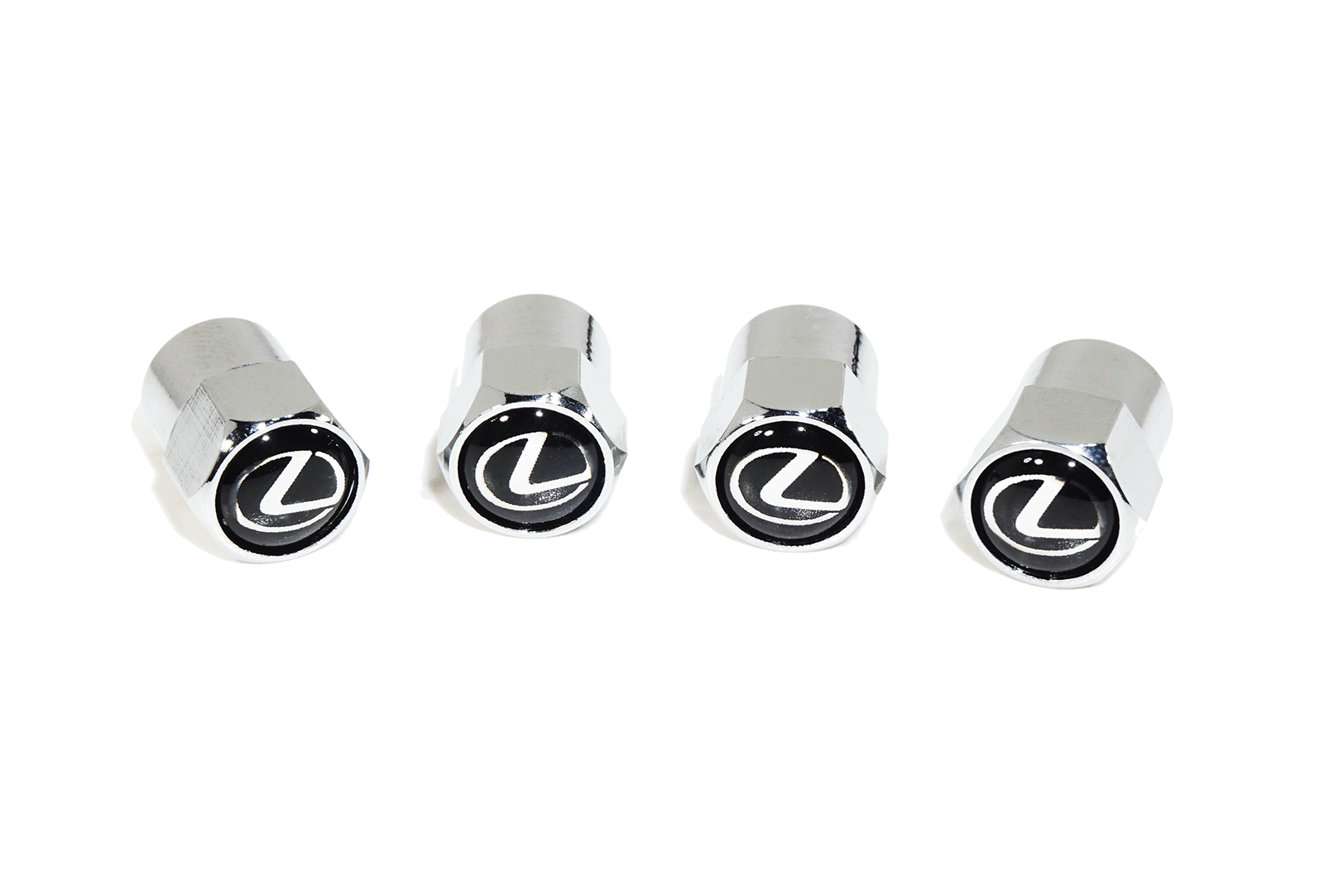 Chrome Valve Stem Tire Caps, Style: Lexus - ZSPEC Design LLC - Hardware Fasteners - camry, cap, corolla, corolla gr, RAV4, tire, toyota, toyota tire cap - zspecdesign.com