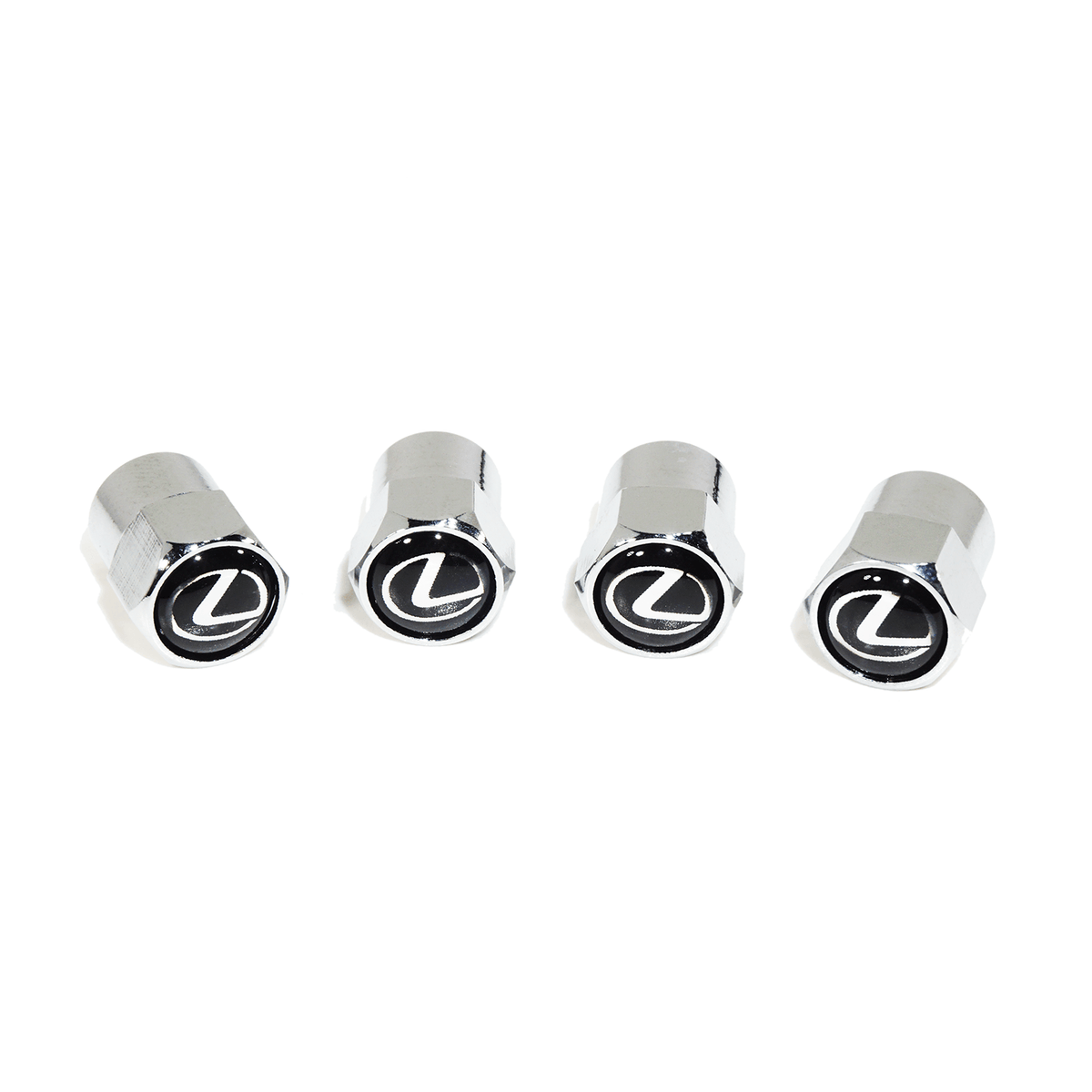 Chrome Valve Stem Tire Caps, Style: Lexus, ZSPEC Design LLC Chrome Valve Stem Tire Caps, Style: Lexus, ZSPEC Design LLC