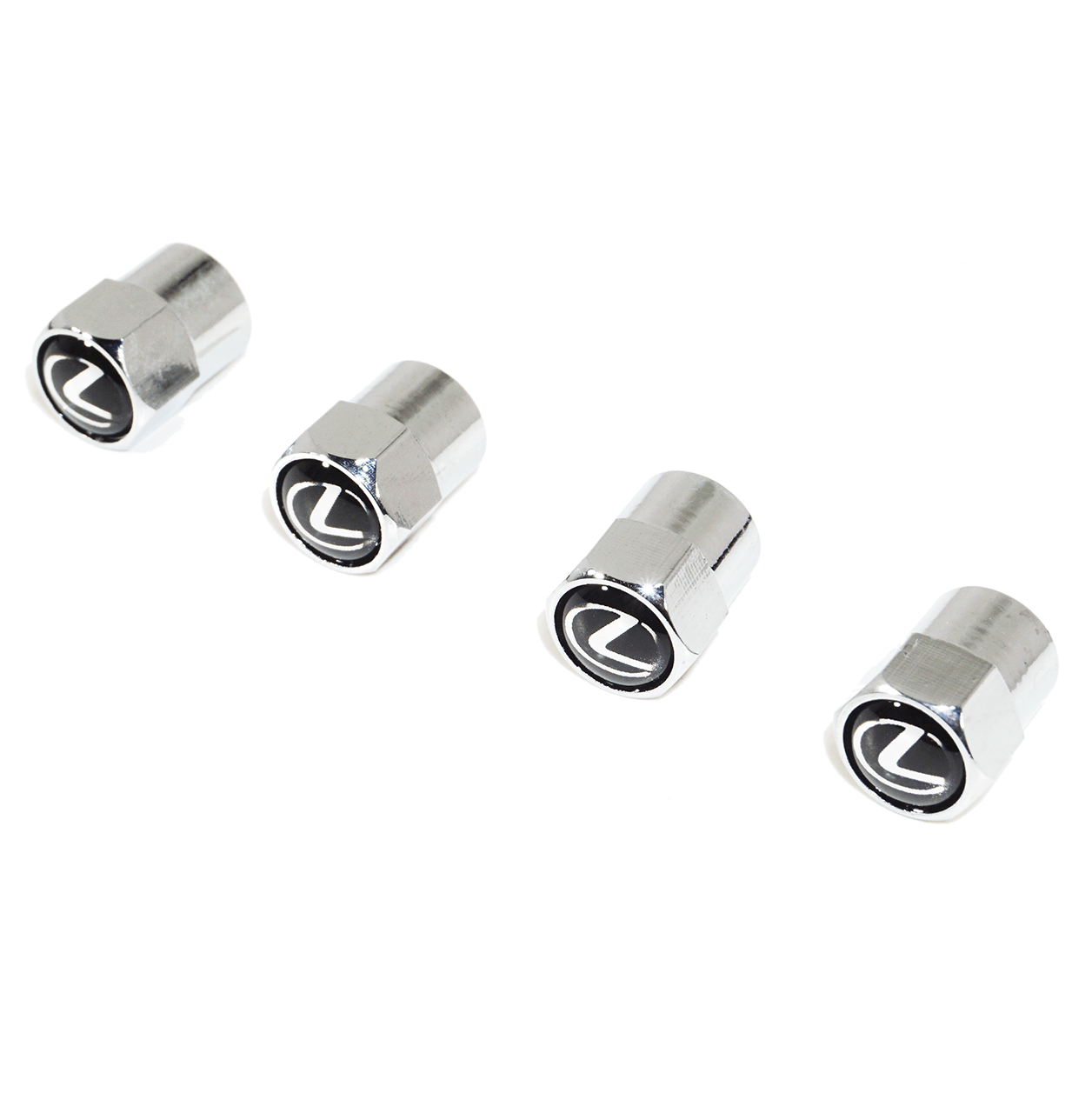 Chrome Valve Stem Tire Caps, Style: Lexus - ZSPEC Design LLC - Hardware Fasteners - camry, cap, corolla, corolla gr, RAV4, tire, toyota, toyota tire cap - zspecdesign.com