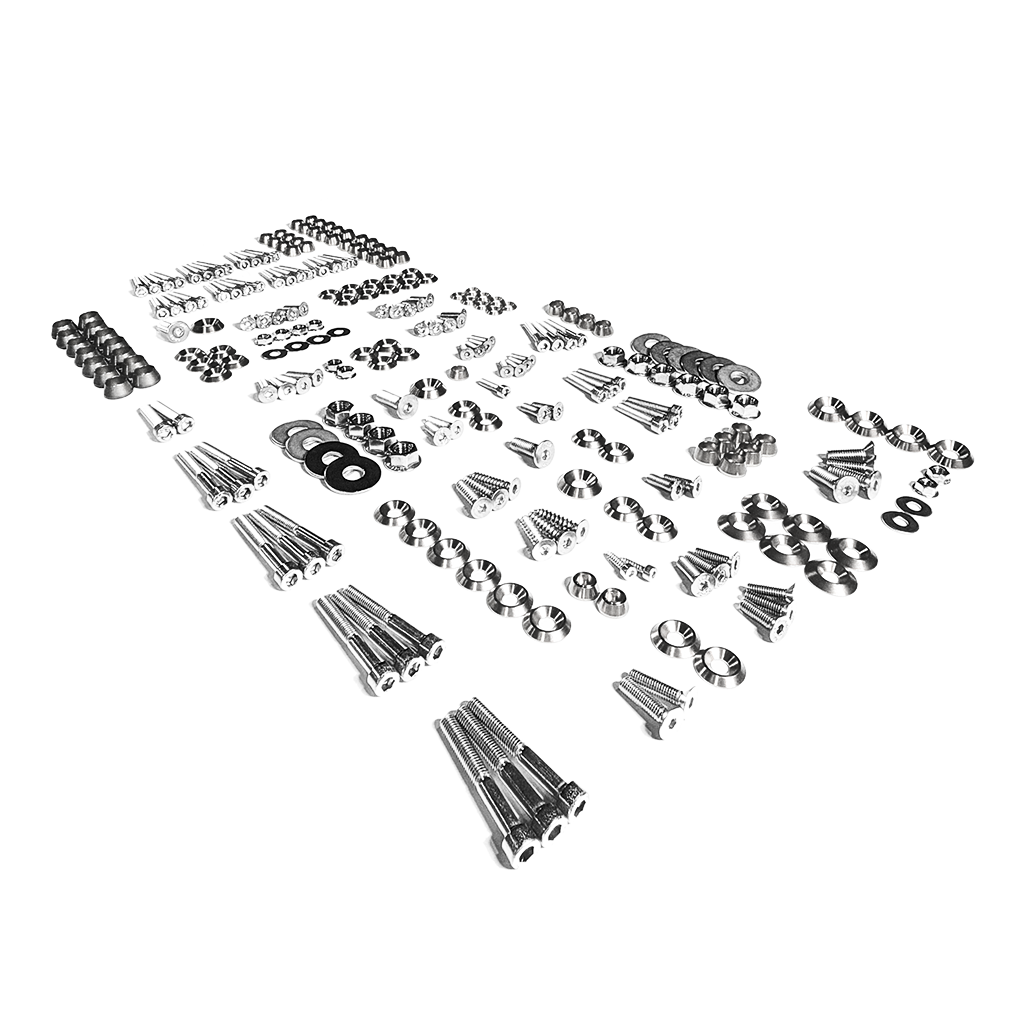 ZSPEC Stage-3 Dress Up Bolts® Fastener Kit for '15-23 Ford Mustang GT500 S550, Stainless & Billet - ZSPEC Design LLC - Hardware Fasteners - Fastener Kit, ford, mustang, s550, stage 3 - zspecdesign.com