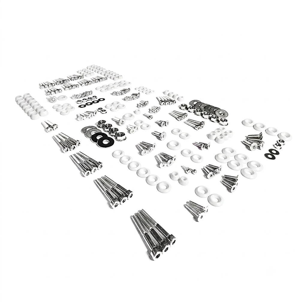 ZSPEC Stage-3 Dress Up Bolts® Fastener Kit for '15-23 Ford Mustang GT500 S550, Stainless & Billet - ZSPEC Design LLC - Hardware Fasteners - Fastener Kit, ford, mustang, s550, stage 3 - zspecdesign.com