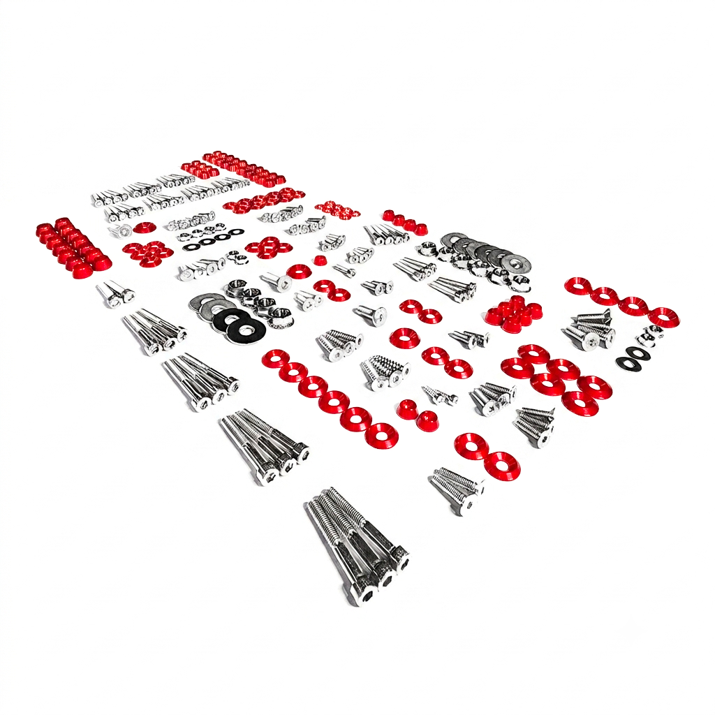 ZSPEC Stage-3 Dress Up Bolts® Fastener Kit for '15-23 Ford Mustang GT500 S550, Stainless & Billet - ZSPEC Design LLC - Hardware Fasteners - Fastener Kit, ford, mustang, s550, stage 3 - zspecdesign.com