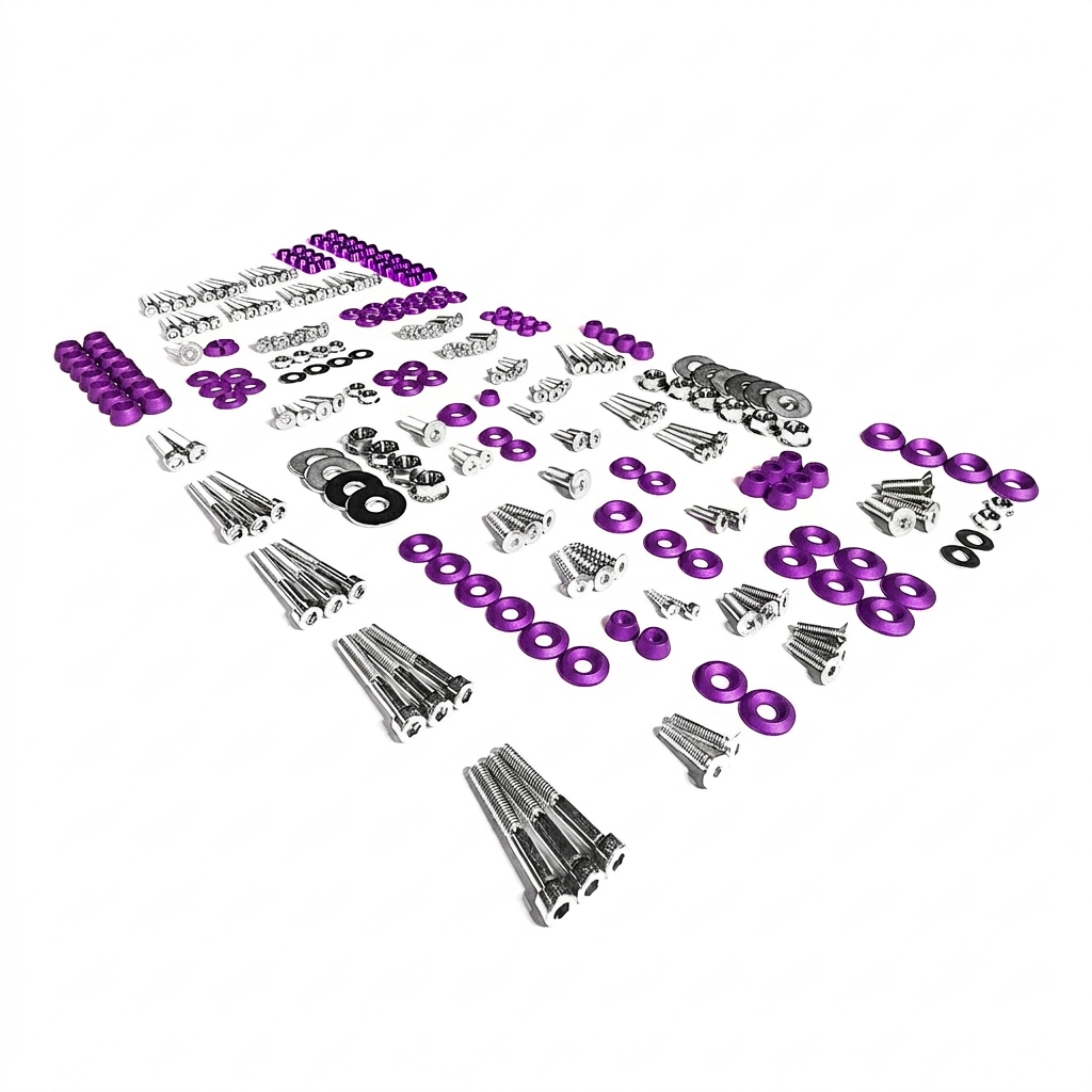 ZSPEC Stage-3 Dress Up Bolts® Fastener Kit for '15-23 Ford Mustang GT500 S550, Stainless & Billet - ZSPEC Design LLC - Hardware Fasteners - Fastener Kit, ford, mustang, s550, stage 3 - zspecdesign.com