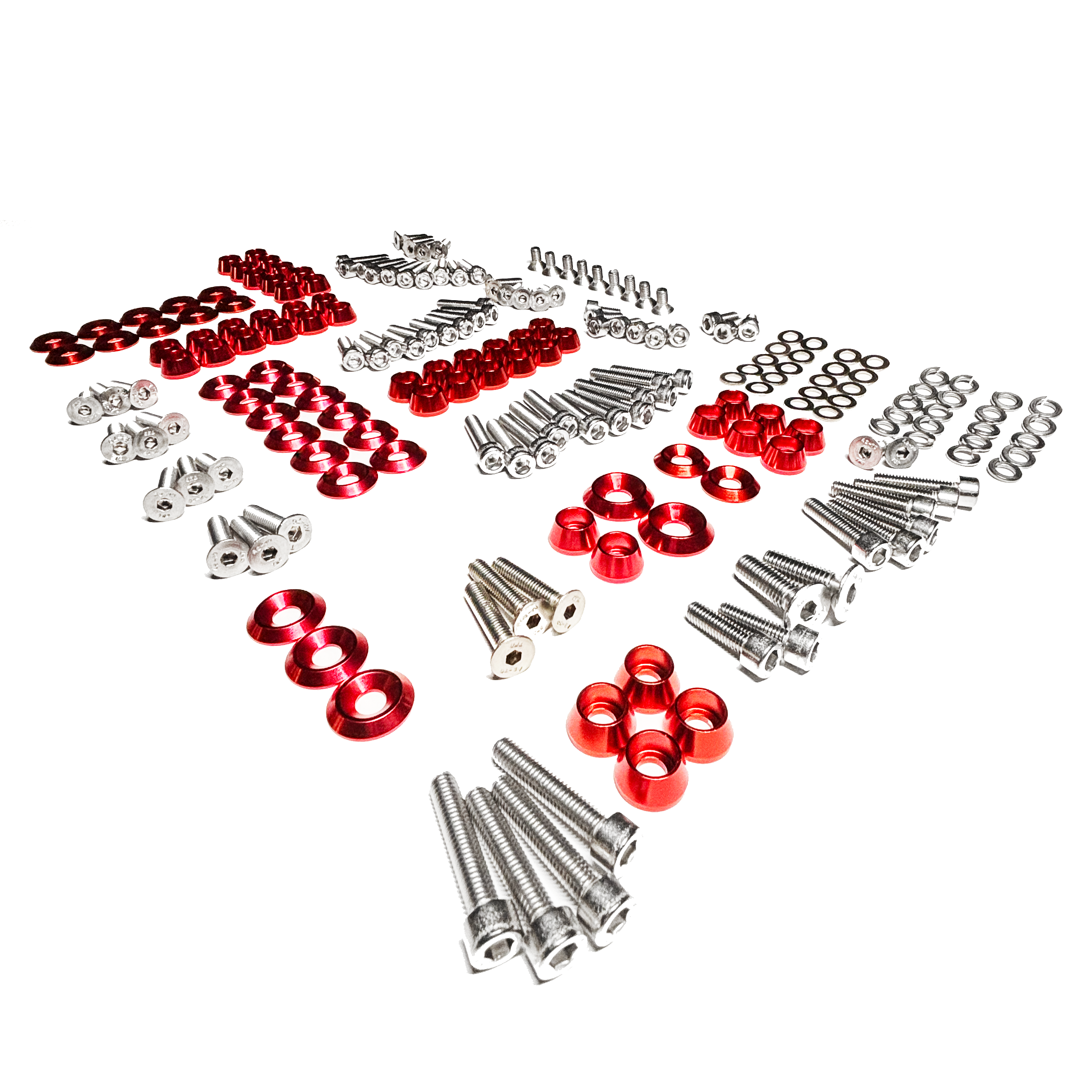 ZSPEC "Stage 3" Dress Up Bolts® Fastener Kit for '05-14 Ford Mustang V6 S197, Stainless & Billet - ZSPEC Design LLC - Hardware Fasteners - Fastener Kit, ford, mustang, s197, stage 3, v6 - zspecdesign.com