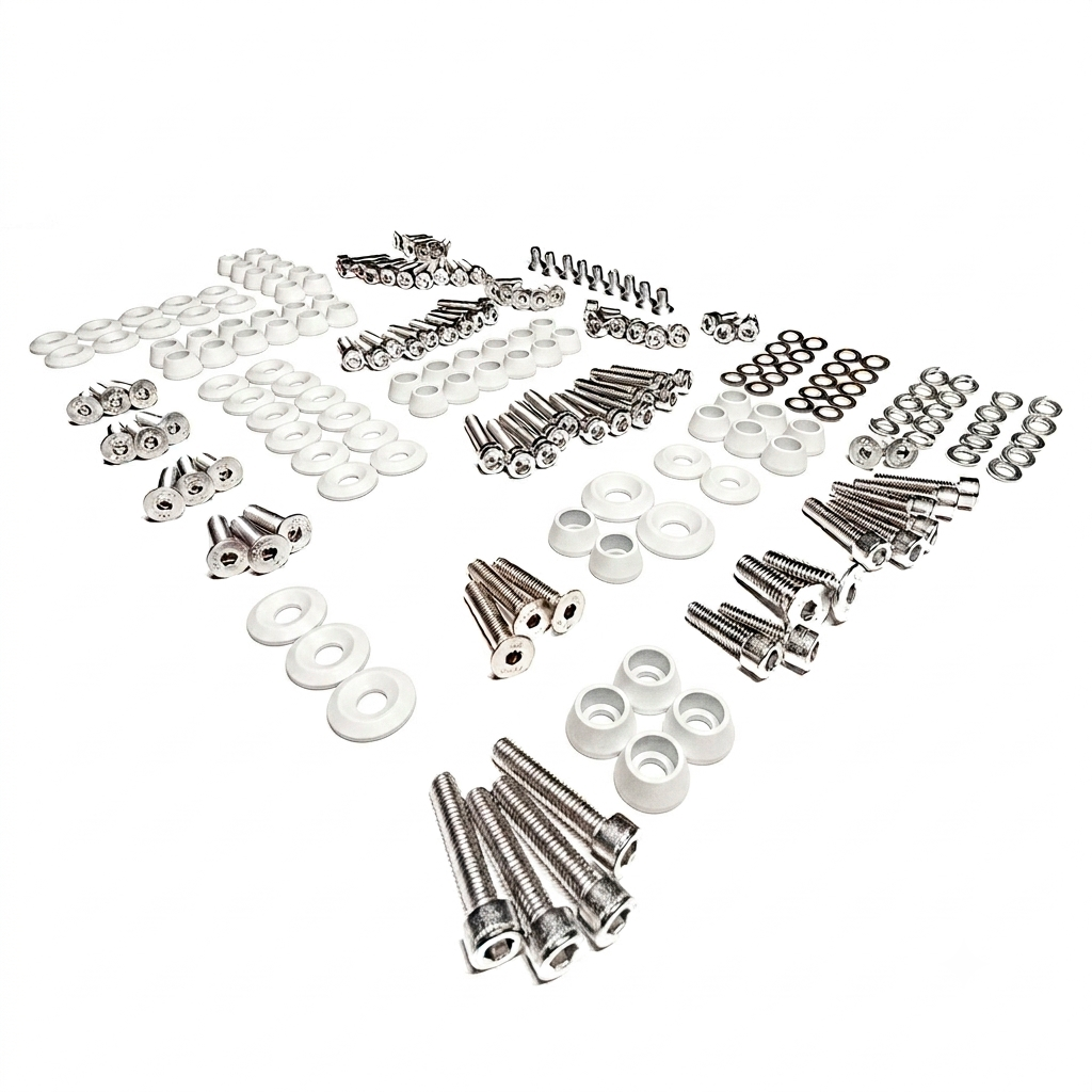ZSPEC "Stage 3" Dress Up Bolts® Fastener Kit for '05-14 Ford Mustang V6 S197, Stainless & Billet - ZSPEC Design LLC - Hardware Fasteners - Fastener Kit, ford, mustang, s197, stage 3, v6 - zspecdesign.com