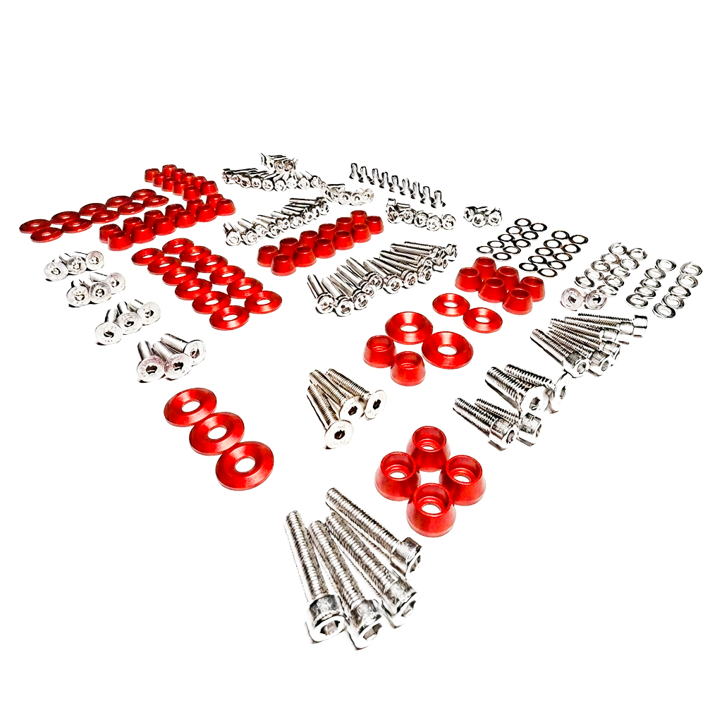 ZSPEC "Stage 3" Dress Up Bolts® Fastener Kit for '05-14 Ford Mustang V6 S197, Stainless & Billet - ZSPEC Design LLC - Hardware Fasteners - Fastener Kit, ford, mustang, s197, stage 3, v6 - zspecdesign.com