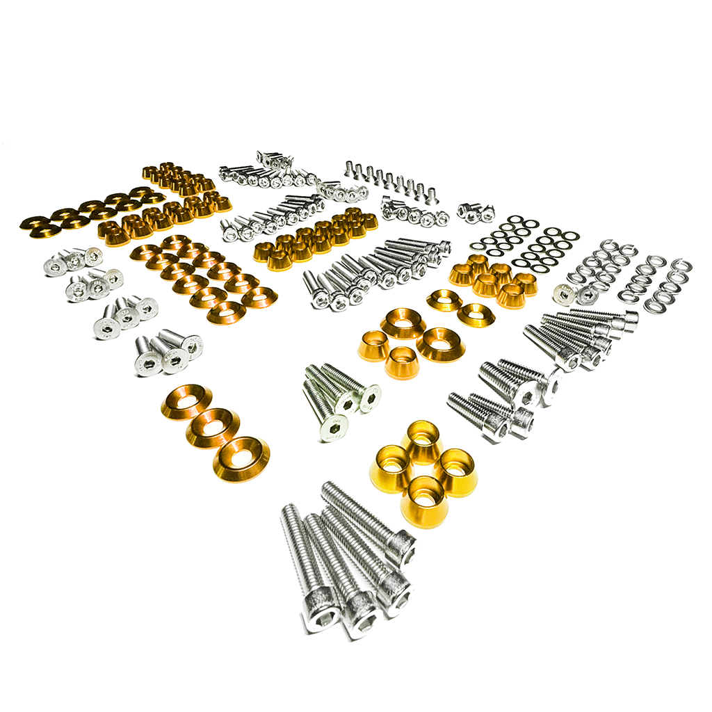 ZSPEC "Stage 3" Dress Up Bolts® Fastener Kit for '05-14 Ford Mustang V6 S197, Stainless & Billet - ZSPEC Design LLC - Hardware Fasteners - Fastener Kit, ford, mustang, s197, stage 3, v6 - zspecdesign.com