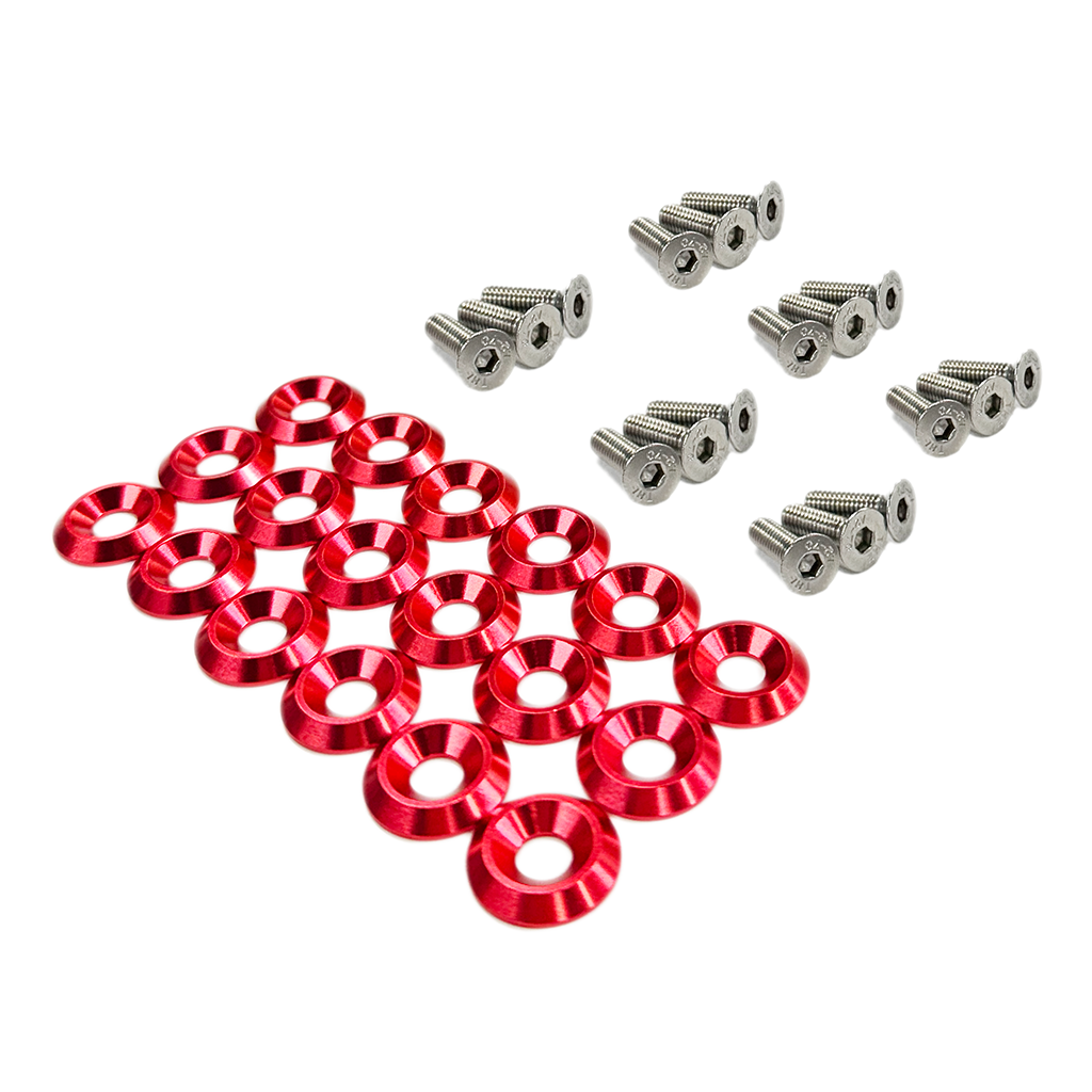 ZSPEC Fenders-Rad-Brackets-Hood-Prop-Headlights Fasteners for '05-14 S197 Ford Mustang, Stainless & Billet - ZSPEC Design LLC - Hardware Fasteners - Fastener Kit, ford, mustang, s197 - zspecdesign.com
