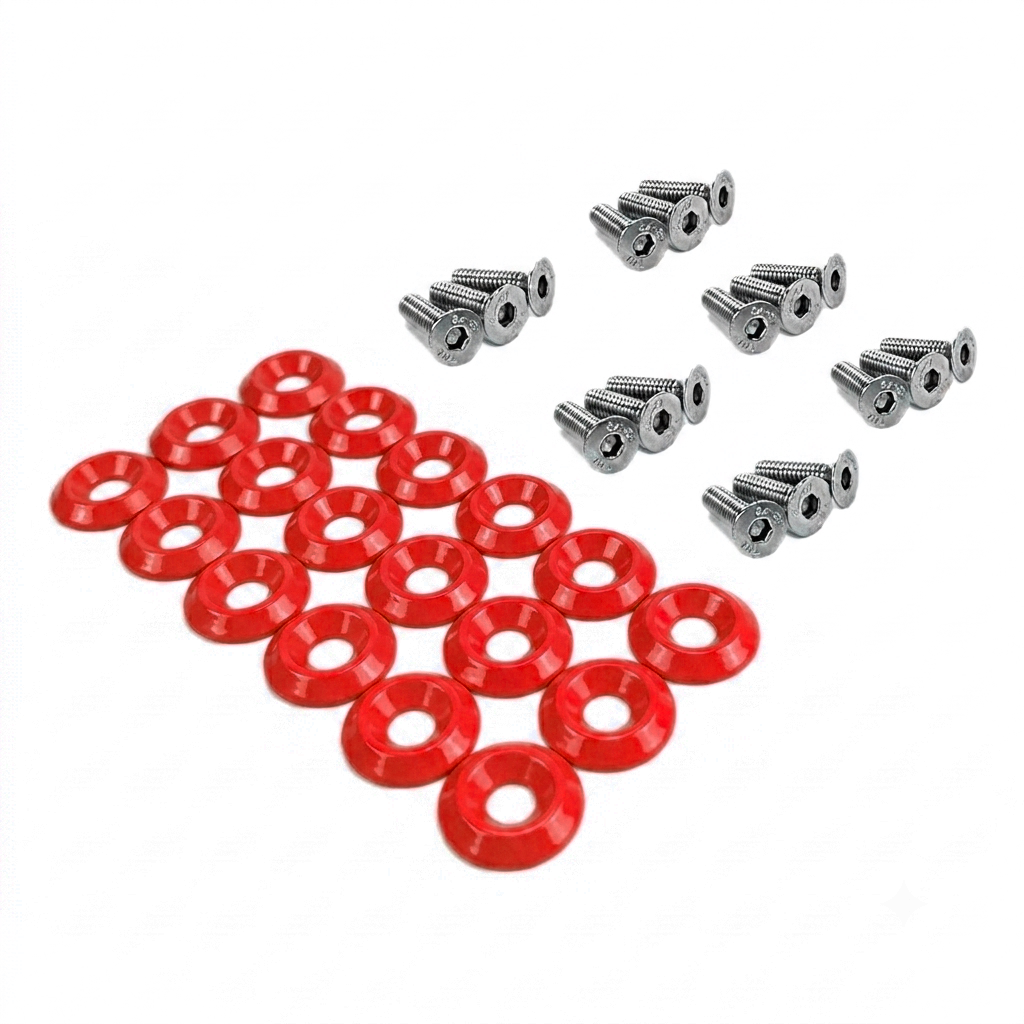 ZSPEC Fenders-Rad-Brackets-Hood-Prop-Headlights Fasteners for '05-14 S197 Ford Mustang, Stainless & Billet - ZSPEC Design LLC - Hardware Fasteners - Fastener Kit, ford, mustang, s197 - zspecdesign.com