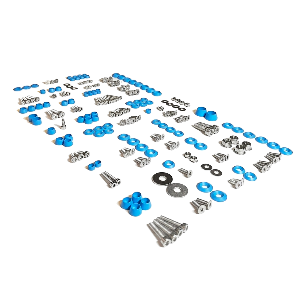 ZSPEC Stage-2 Dress Up Bolts® Fastener Kit for Ford Mustang SN95 V8, Stainless & Billet - ZSPEC Design LLC - Hardware Fasteners - Fastener Kit, ford, mustang, sn95, stage 2 - zspecdesign.com
