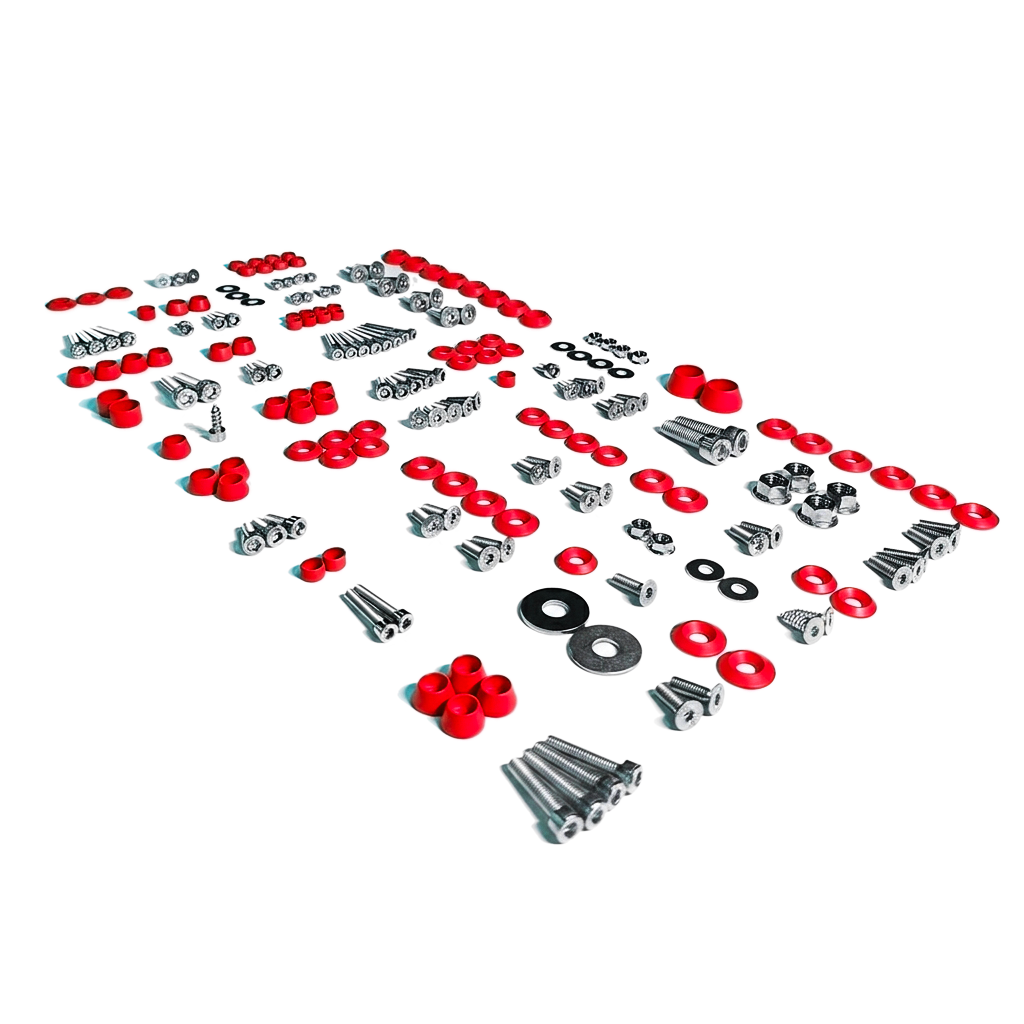 ZSPEC Stage-2 Dress Up Bolts® Fastener Kit for Ford Mustang SN95 V8, Stainless & Billet - ZSPEC Design LLC - Hardware Fasteners - Fastener Kit, ford, mustang, sn95, stage 2 - zspecdesign.com