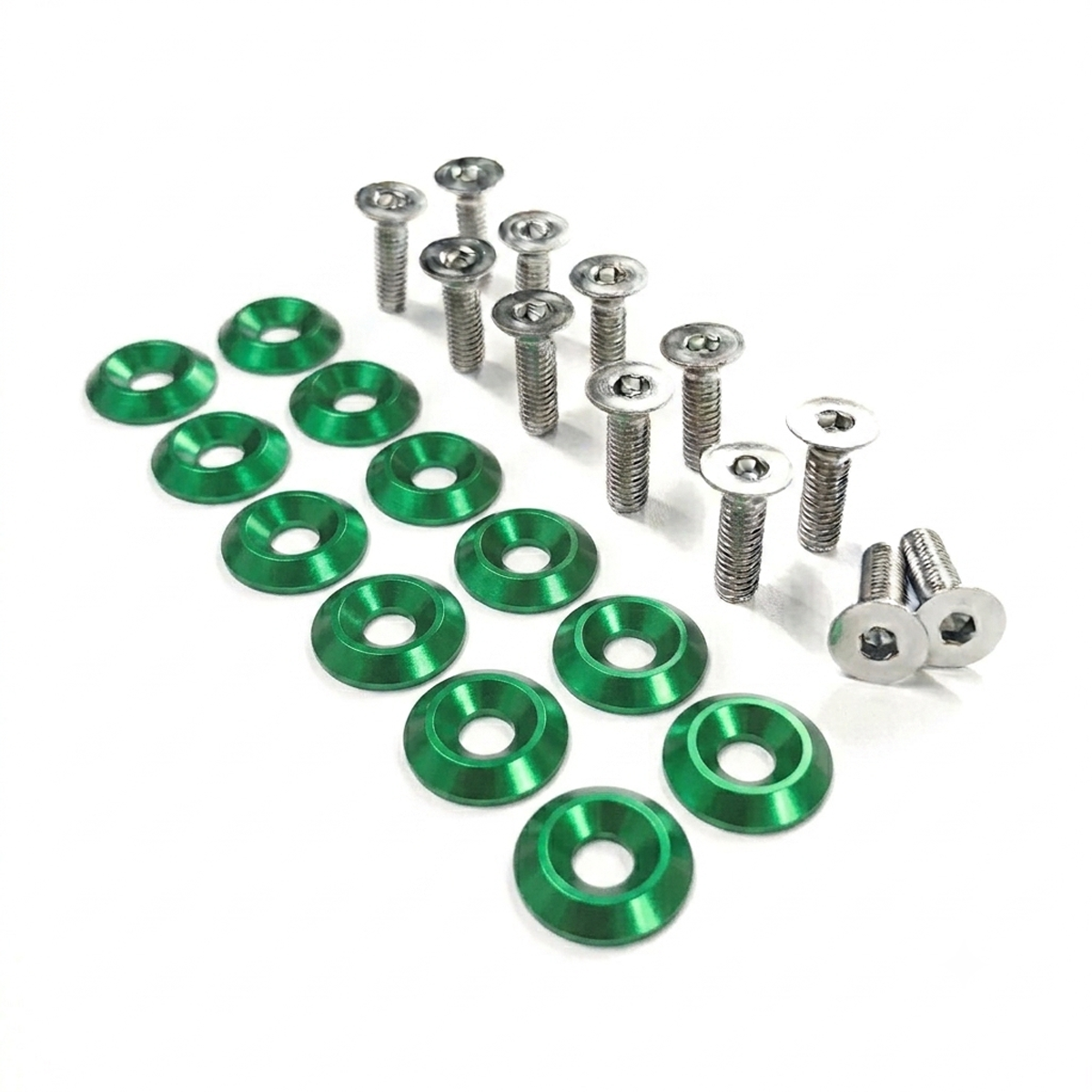 ZSPEC Fenders/Bumper/Hood Latch Kit, Mustang Fox-Body, Stainless & Billet - ZSPEC Design LLC - Hardware Fasteners - Fastener Kit, ford, fox, mustang - zspecdesign.com