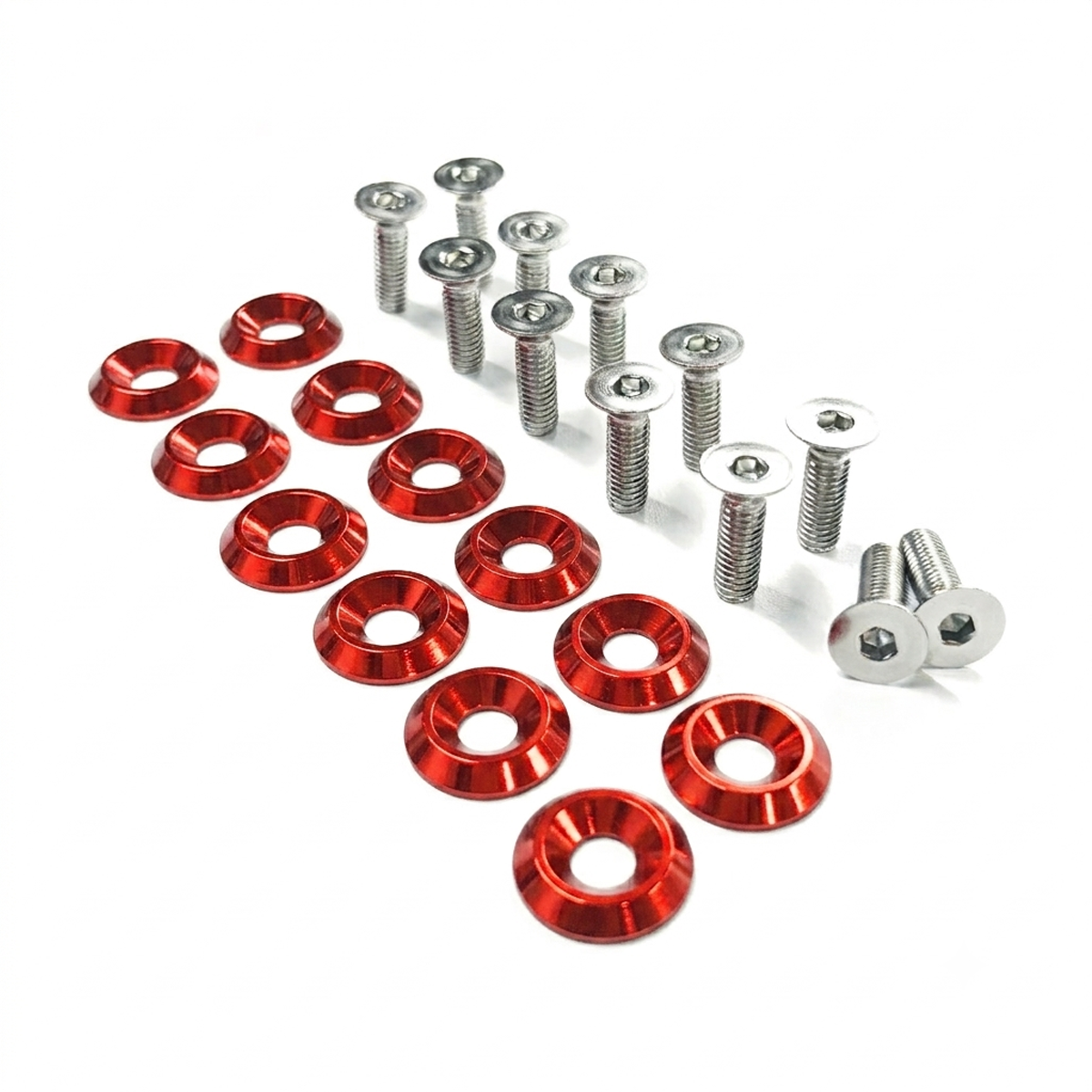 ZSPEC Fenders/Bumper/Hood Latch Kit, Mustang Fox-Body, Stainless & Billet - ZSPEC Design LLC - Hardware Fasteners - Fastener Kit, ford, fox, mustang - zspecdesign.com