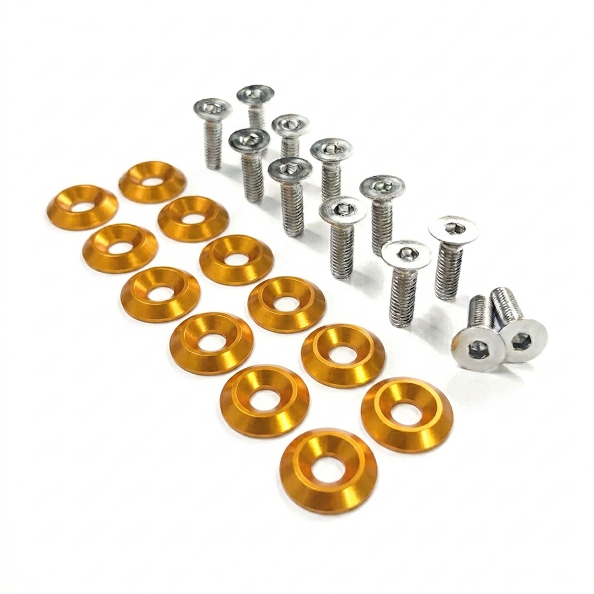 ZSPEC Fenders/Bumper/Hood Latch Kit, Mustang Fox-Body, Stainless & Billet - ZSPEC Design LLC - Hardware Fasteners - Fastener Kit, ford, fox, mustang - zspecdesign.com