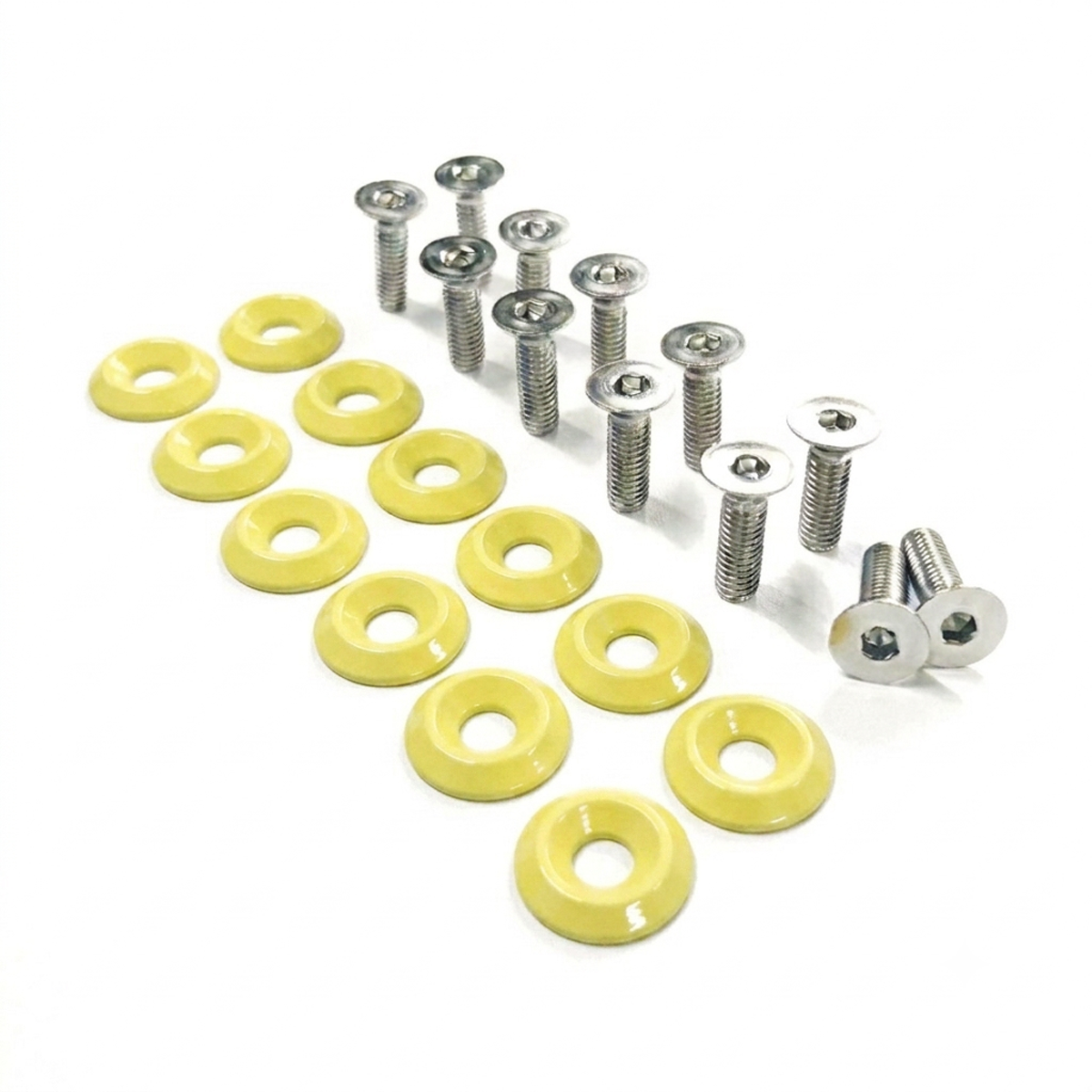 ZSPEC Fenders/Bumper/Hood Latch Kit, Mustang Fox-Body, Stainless & Billet - ZSPEC Design LLC - Hardware Fasteners - Fastener Kit, ford, fox, mustang - zspecdesign.com