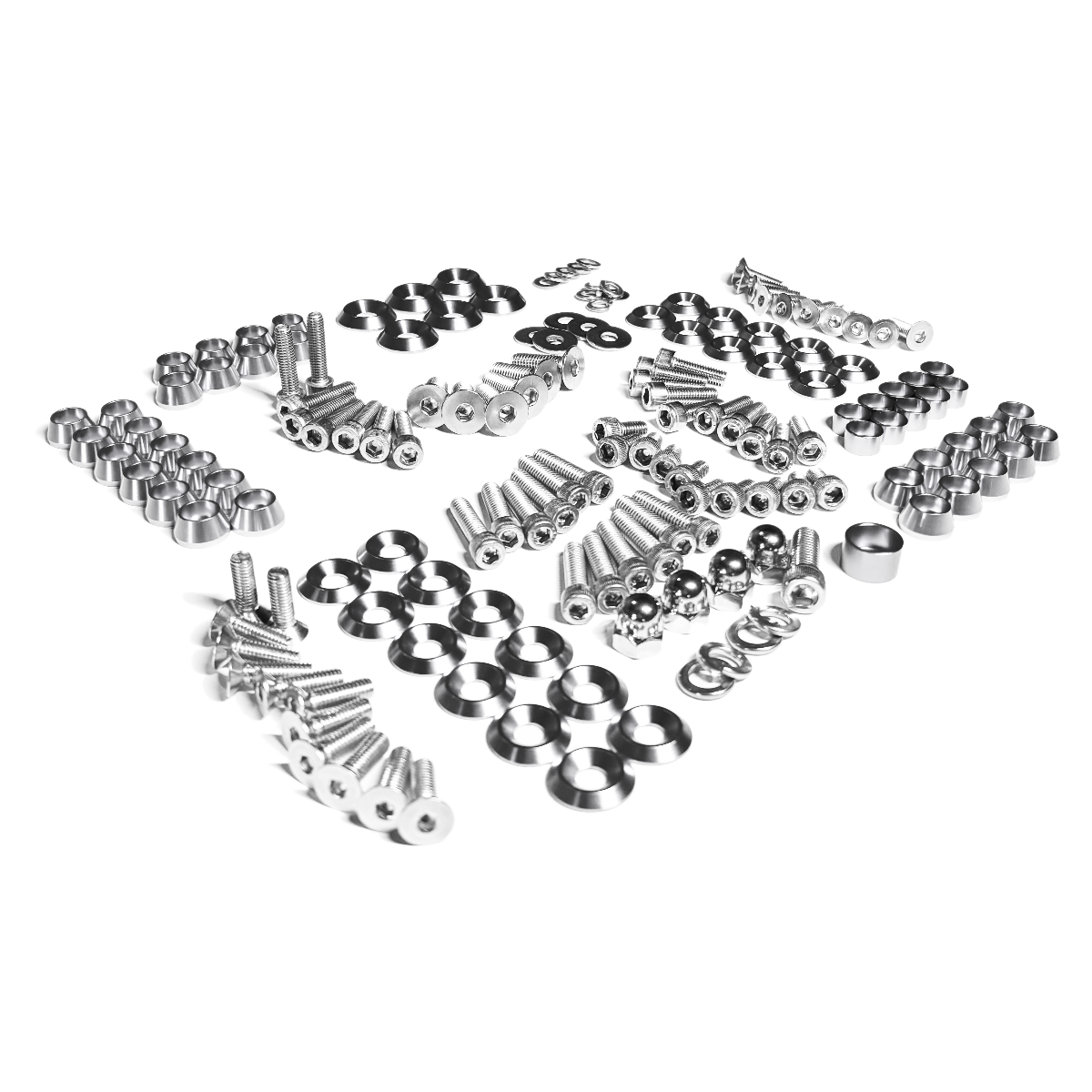ZSPEC "Stage 2" Dress Up Bolts® Fastener Kit for '87-93 Ford Mustang V8 Fox-Body, Stainless & Billet - ZSPEC Design LLC - Hardware Fasteners - Fastener Kit, ford, fox, mustang, stage 2, v8 - zspecdesign.com