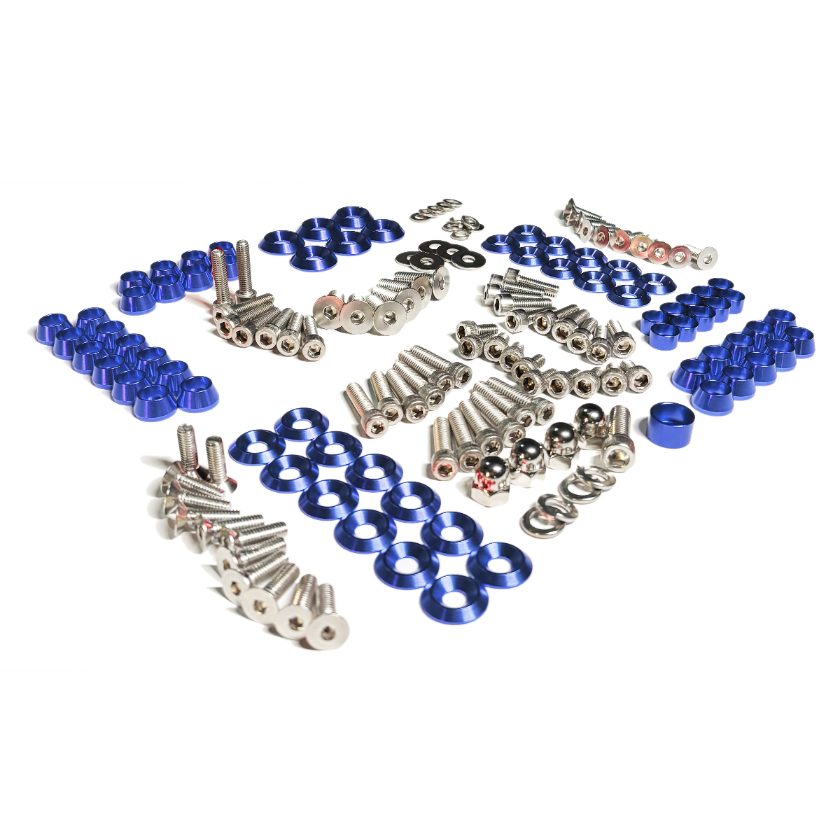 ZSPEC "Stage 2" Dress Up Bolts® Fastener Kit for '87-93 Ford Mustang V8 Fox-Body, Stainless & Billet - ZSPEC Design LLC - Hardware Fasteners - Fastener Kit, ford, fox, mustang, stage 2, v8 - zspecdesign.com