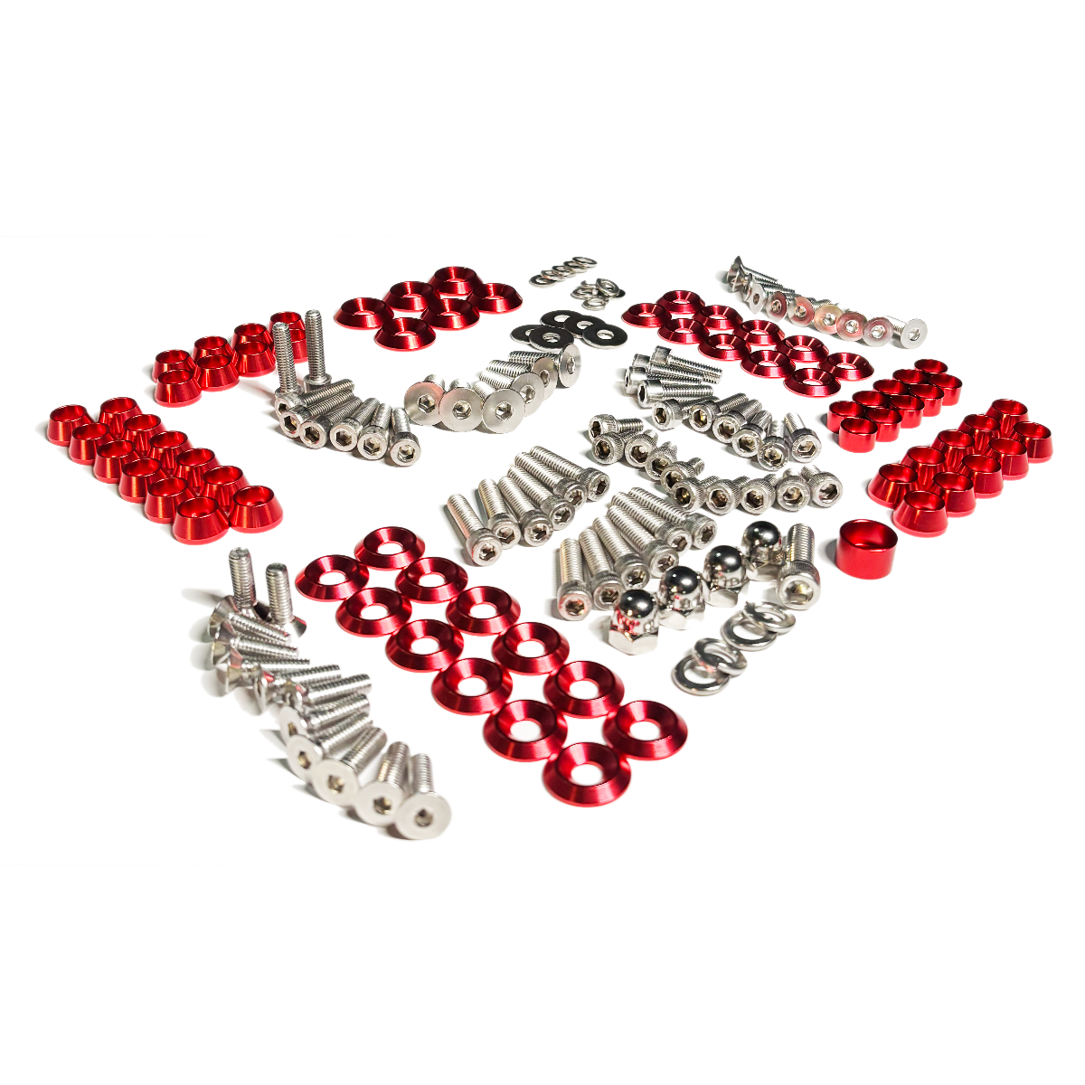 ZSPEC "Stage 2" Dress Up Bolts® Fastener Kit for '87-93 Ford Mustang V8 Fox-Body, Stainless & Billet - ZSPEC Design LLC - Hardware Fasteners - Fastener Kit, ford, fox, mustang, stage 2, v8 - zspecdesign.com