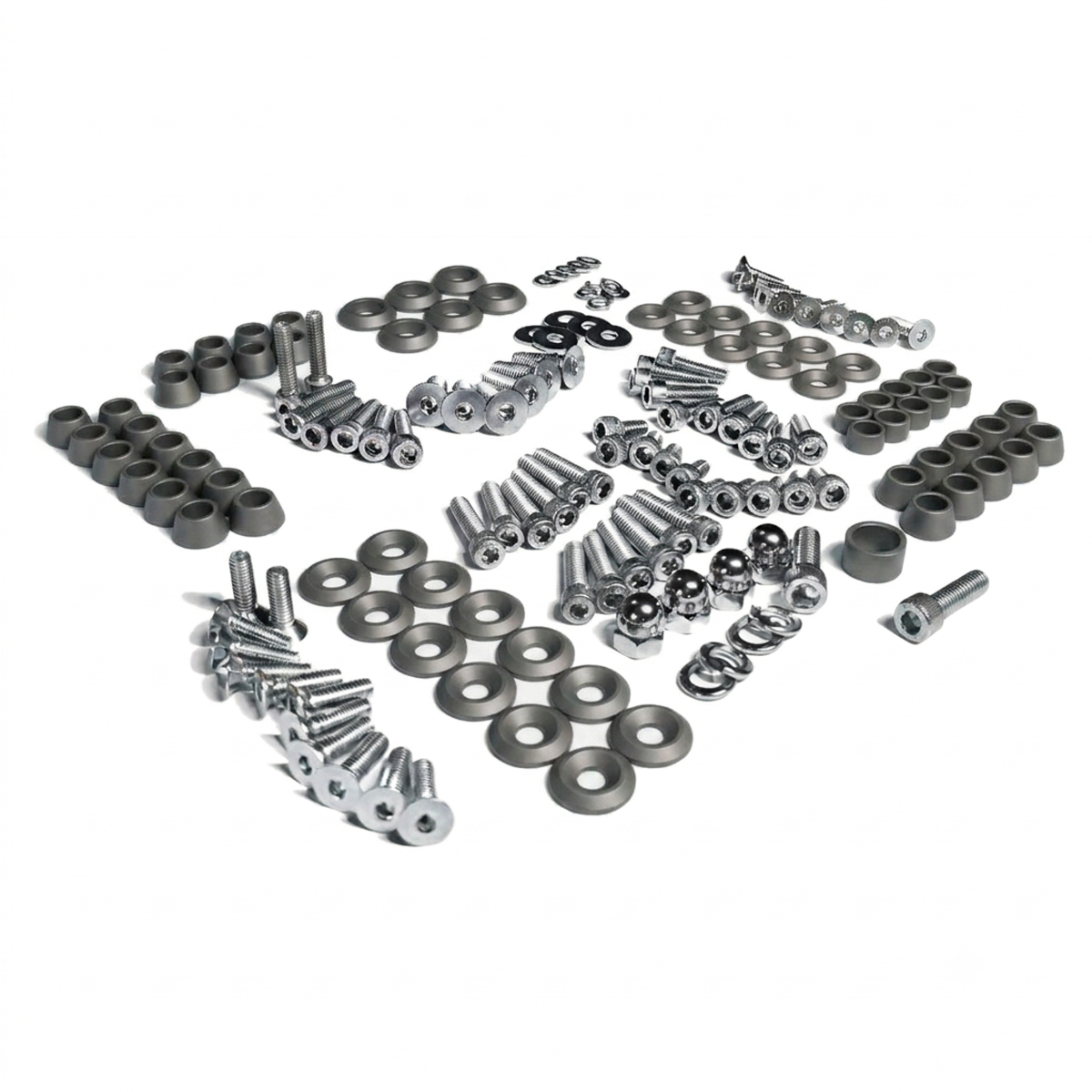 ZSPEC "Stage 2" Dress Up Bolts® Fastener Kit for '87-93 Ford Mustang V8 Fox-Body, Stainless & Billet - ZSPEC Design LLC - Hardware Fasteners - Fastener Kit, ford, fox, mustang, stage 2, v8 - zspecdesign.com