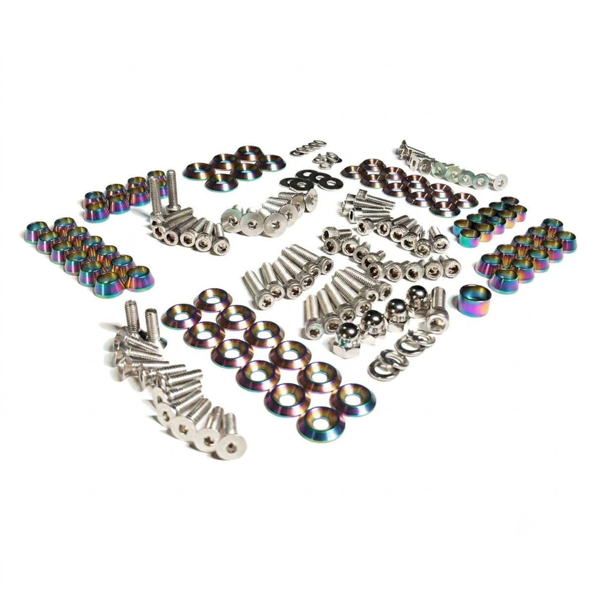 ZSPEC "Stage 2" Dress Up Bolts® Fastener Kit for '87-93 Ford Mustang V8 Fox-Body, Stainless & Billet - ZSPEC Design LLC - Hardware Fasteners - Fastener Kit, ford, fox, mustang, stage 2, v8 - zspecdesign.com