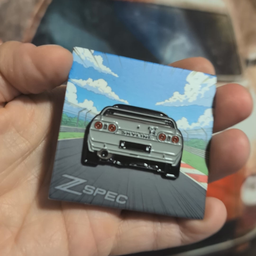 ZSPEC Nissan Skyline GT-R R32 Lapel Hat Pin, Large, Enamel w/ 2-Posts

Keywords Car Vehicle Hobby Garage nismo Collector RB25 RB26 DETT