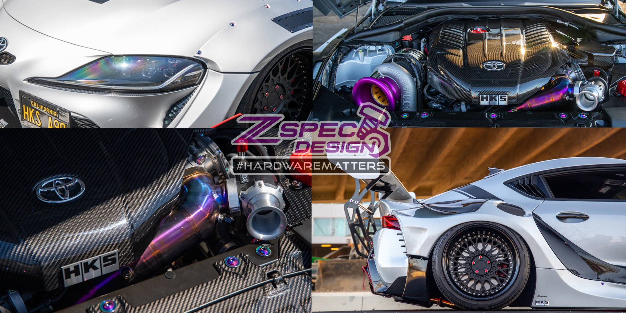 ZSPEC Dress Up Bolts Hardware Kits & Accessories for the MK5 Toyota Supra Platform - Titanium/Stainless