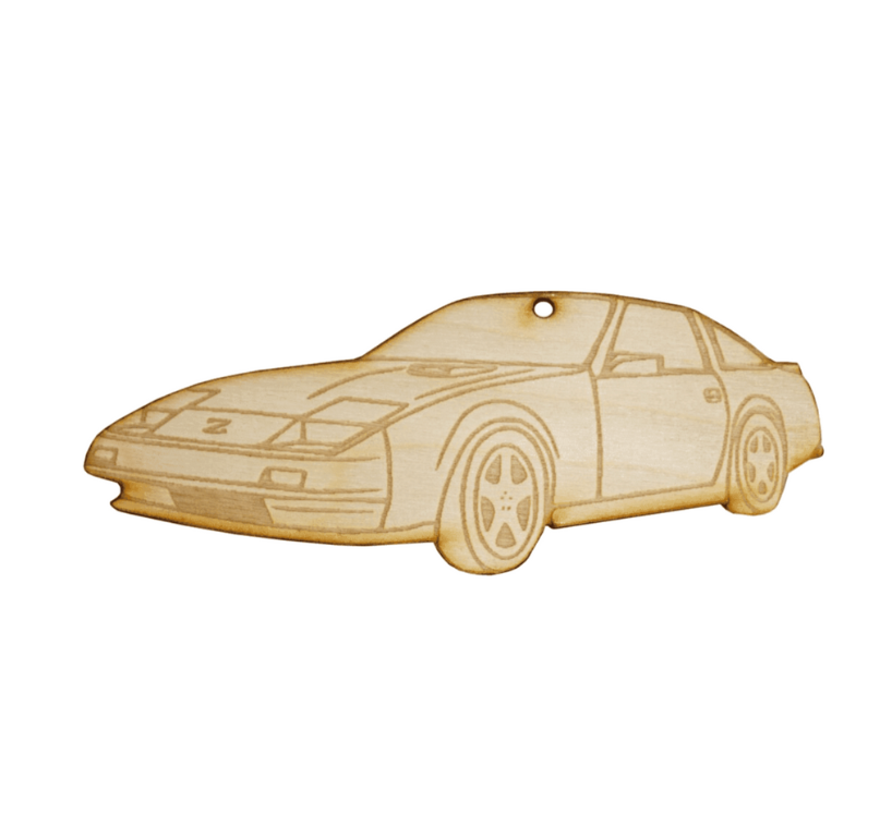 ZSPEC Laser-Engraved Wood Ornament, Style: Nissan 300zx Z31 Roadster, Birch - ZSPEC Design LLC - Holiday Ornaments - 300zx, holiday, nismo, nissan, ornament, z31 - zspecdesign.com